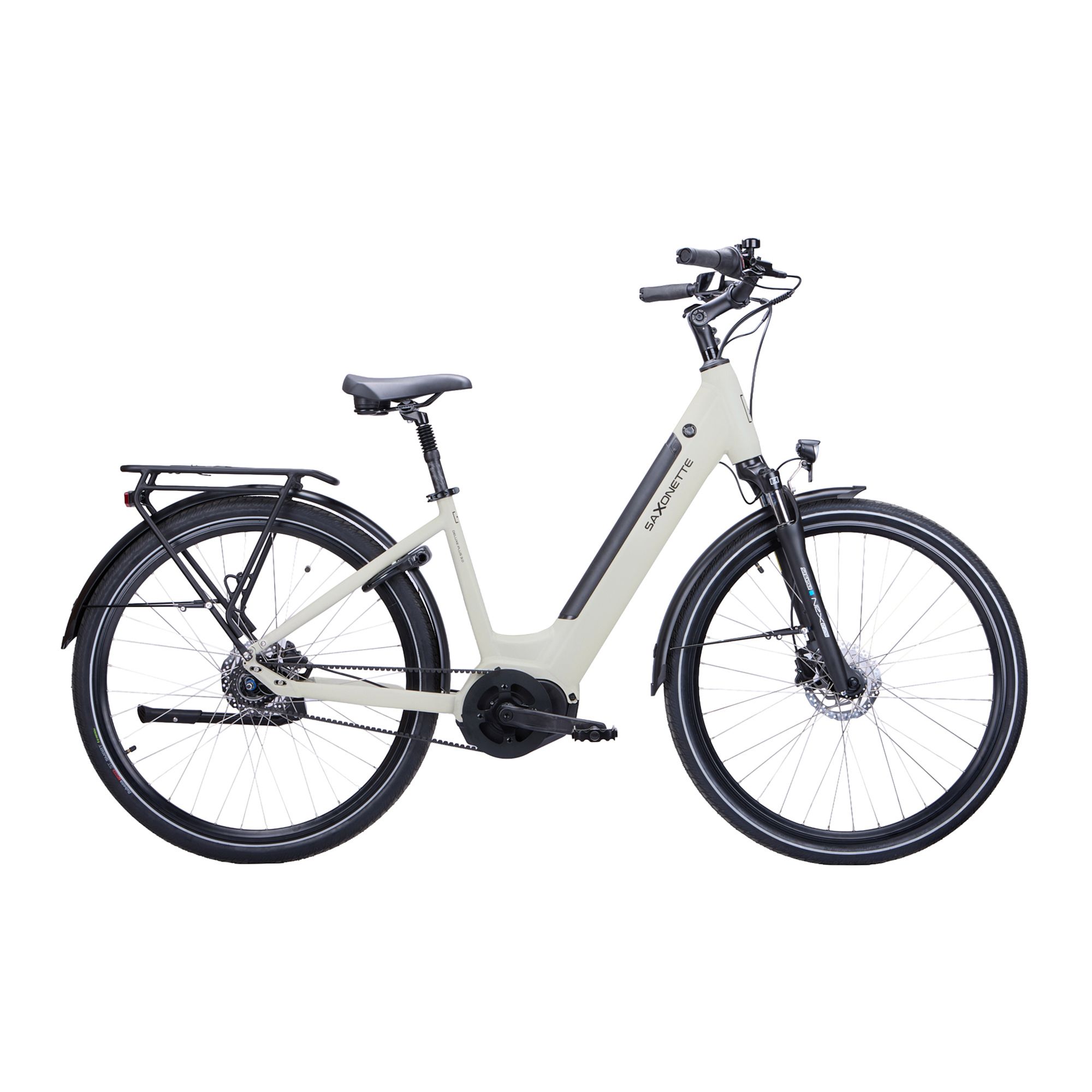SAXONETTE 28" City E-Bike Deluxe Plus 3.0, 60Nm Shimano, 7 Gänge bis 130km Reichweite