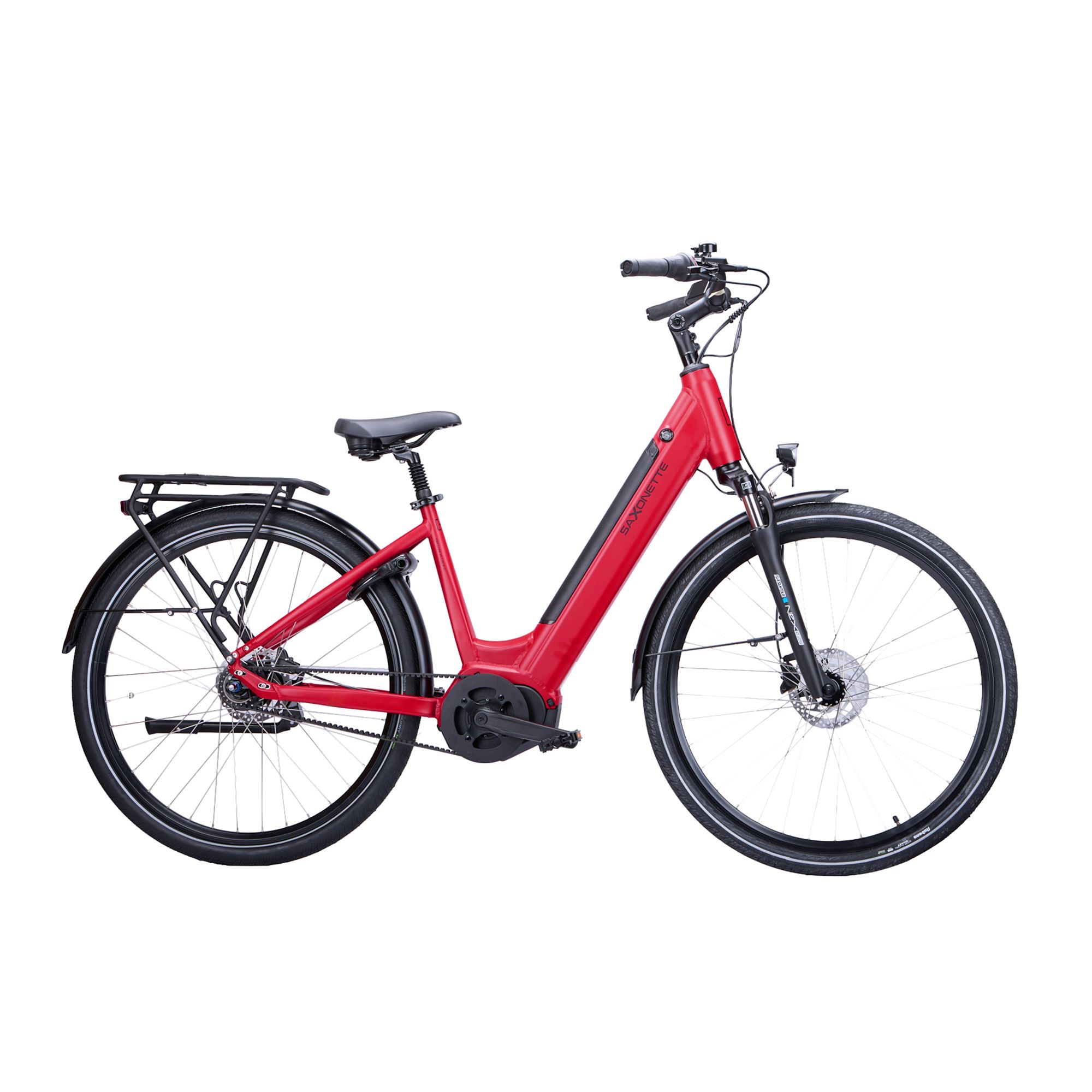 SAXONETTE 28" City E-Bike Deluxe Plus 3.0, 60Nm Shimano, 7 Gänge bis 130km Reichweite