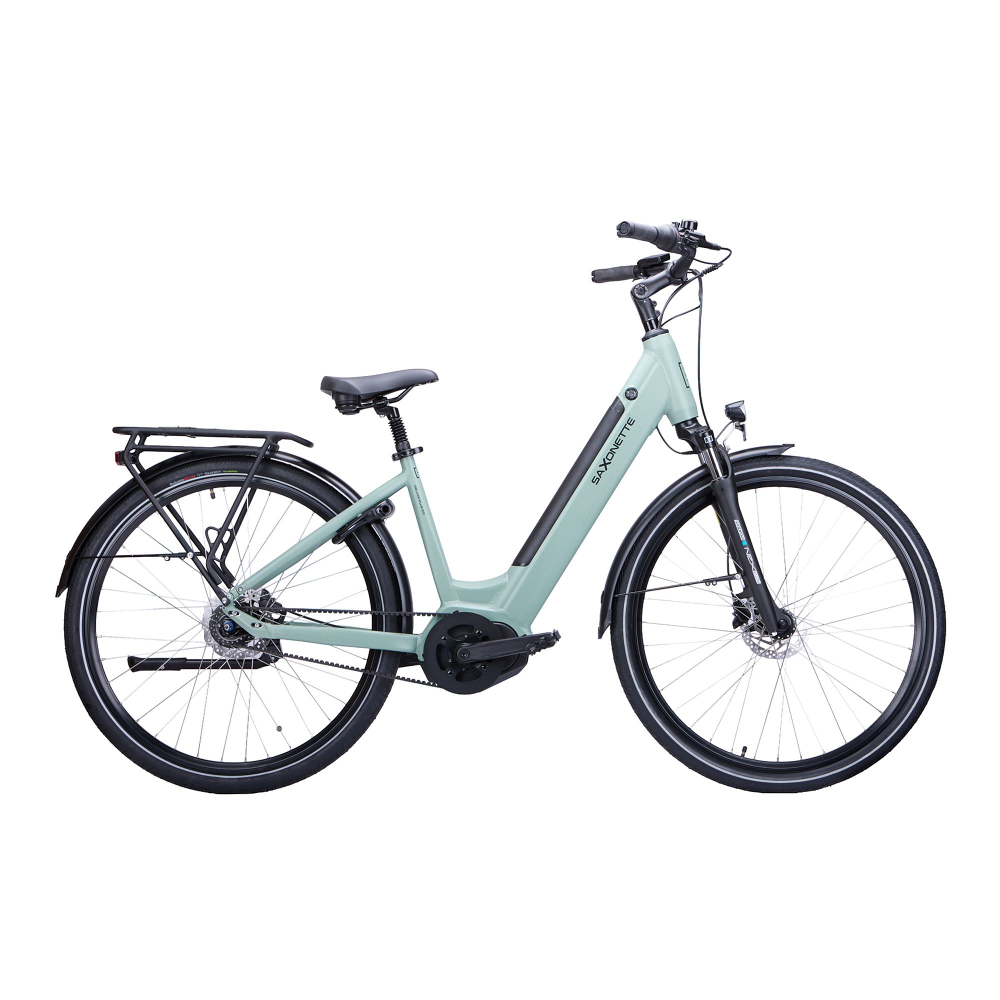 SAXONETTE 28" City E-Bike Deluxe Plus 3.0, 60Nm Shimano, 7 Gänge bis 130km Reichweite