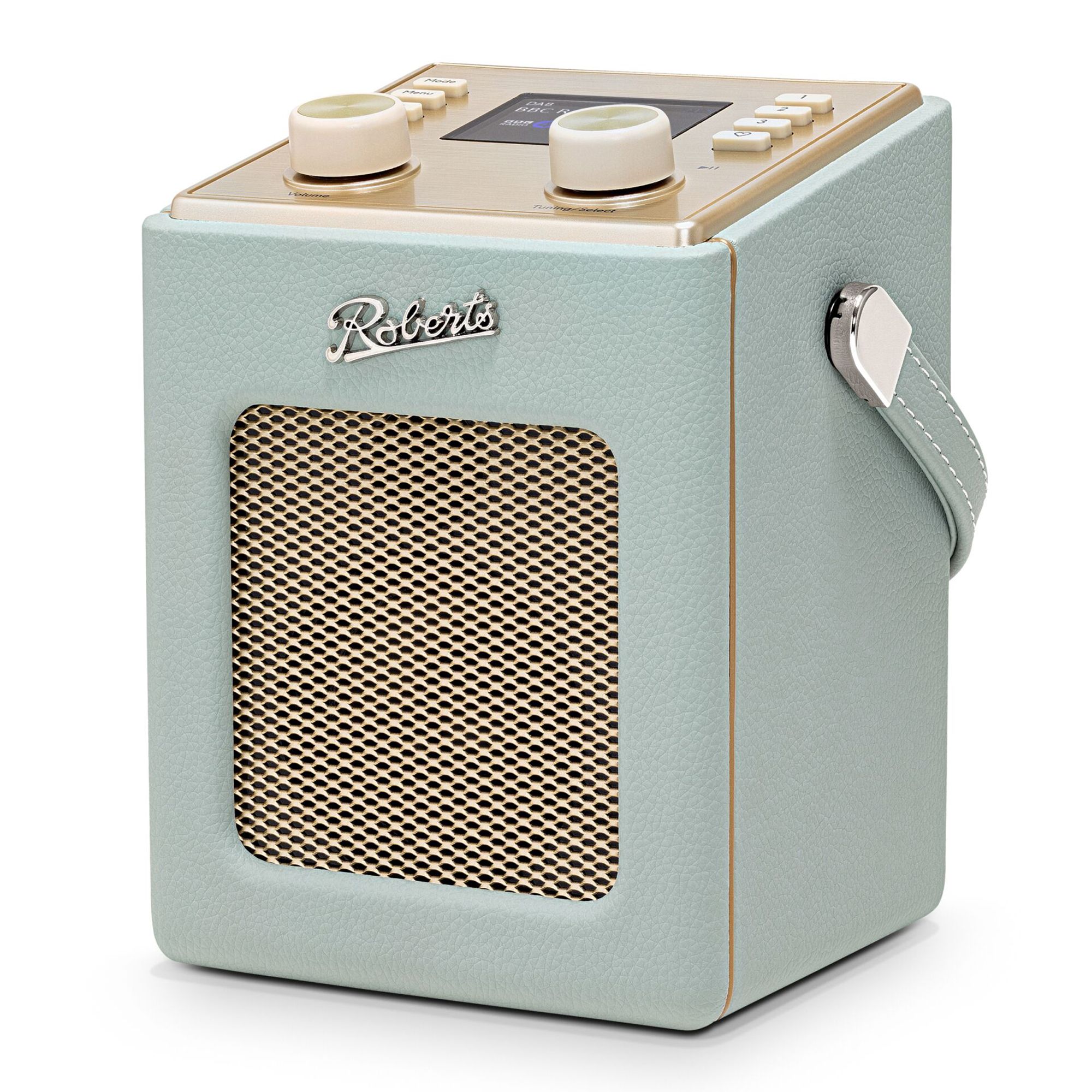 ROBERTS Radio Revival Mini2 Retro-Design Farbdisplay,Bluetooth integrierter Wecker