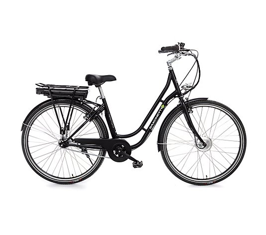 SAXONETTE 28'' City E-Bike Vorderradmotor bis 120km Reichweite 7 Gang, LCD-Display
