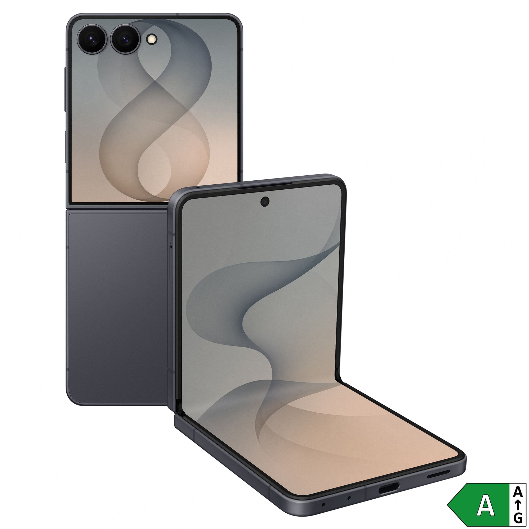 SAMSUNG Galaxy Z Flip8 Smartphone, klappbar 256GB, Android 17 inkl. QVC-Treuepaket, Energieeffizienzklasse A