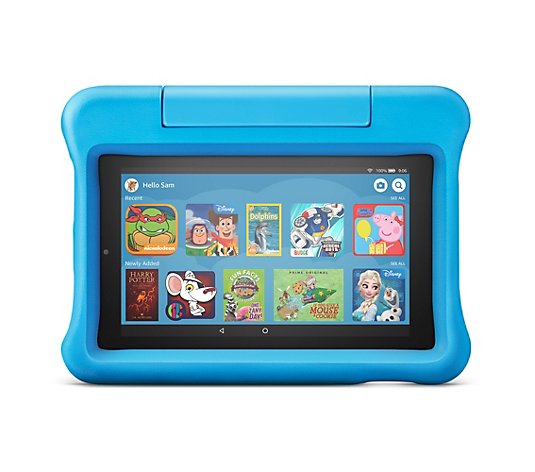 AMAZON Fire 7 Kids 7"/17,78cm Tablet PC 16GB, Schutzhülle ab Vorschulalter