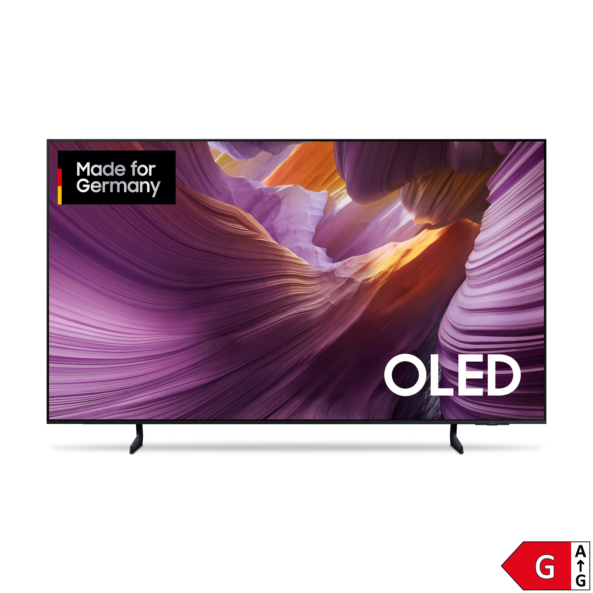 SAMSUNG 55"/138cm Smart-TV 4K OLED, EEK G 4K AI Gen2 Prozessor Smart Home kompatibel, Energieeffizienzklasse G