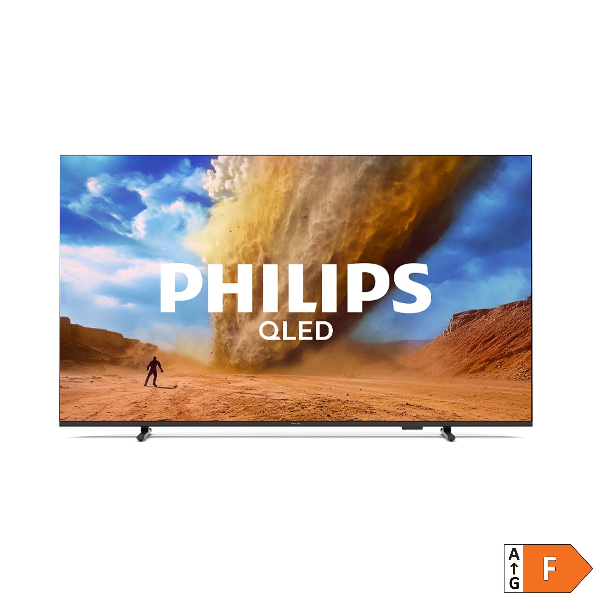 PHILIPS 43"/108cm 4K Ultra HD Smart-TV QLED Dolby Atmos mit APP steuerbar, Energieeffizienzklasse F