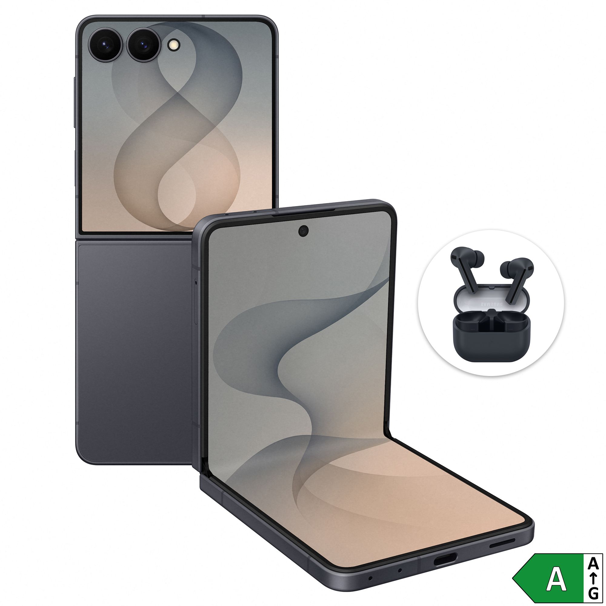 SAMSUNG Galaxy Z Flip8 Smartphone, klappbar 256GB, Android 17 inkl. Galaxy Buds FE