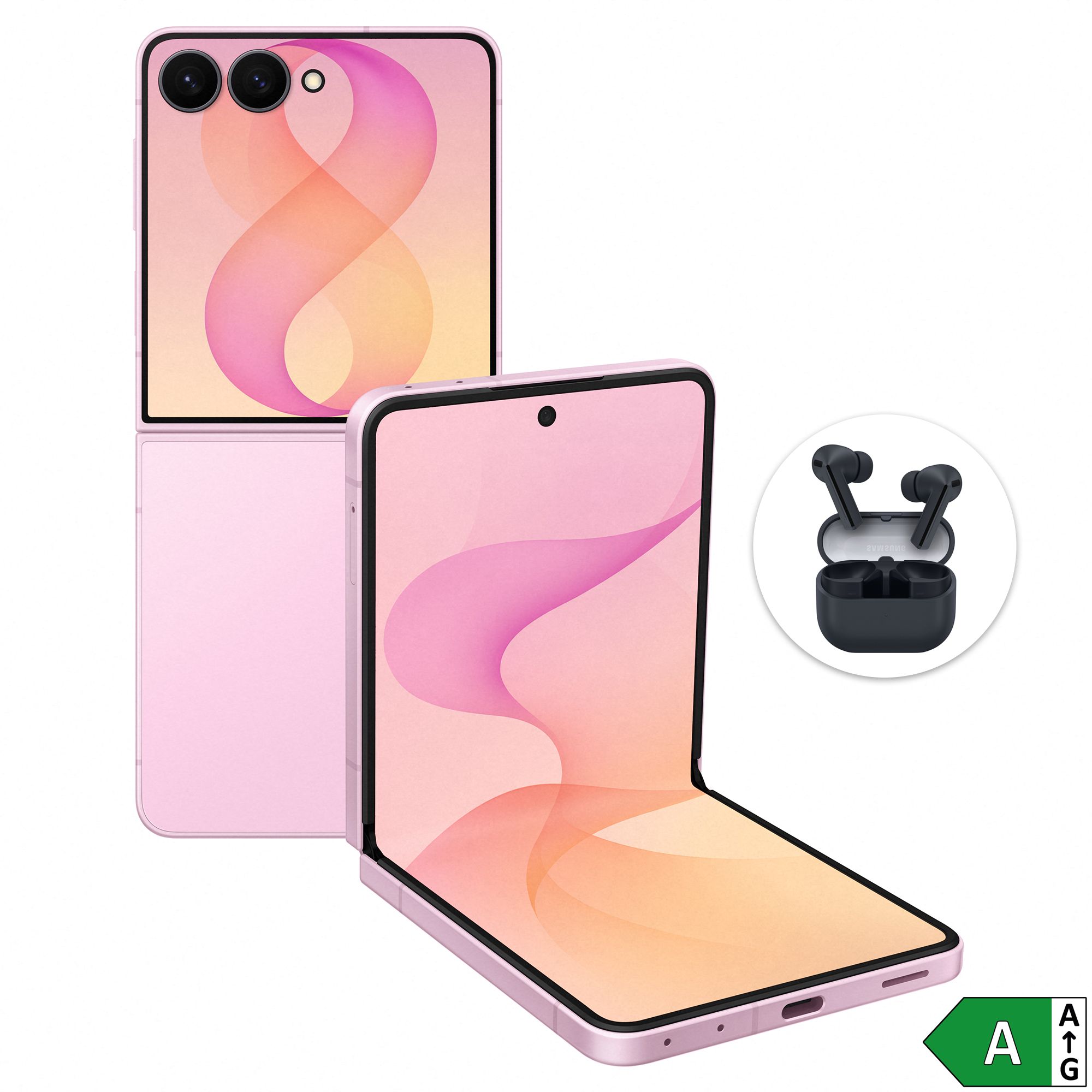 SAMSUNG Galaxy Z Flip8 Smartphone, klappbar 256GB, Android 17 inkl. Galaxy Buds FE