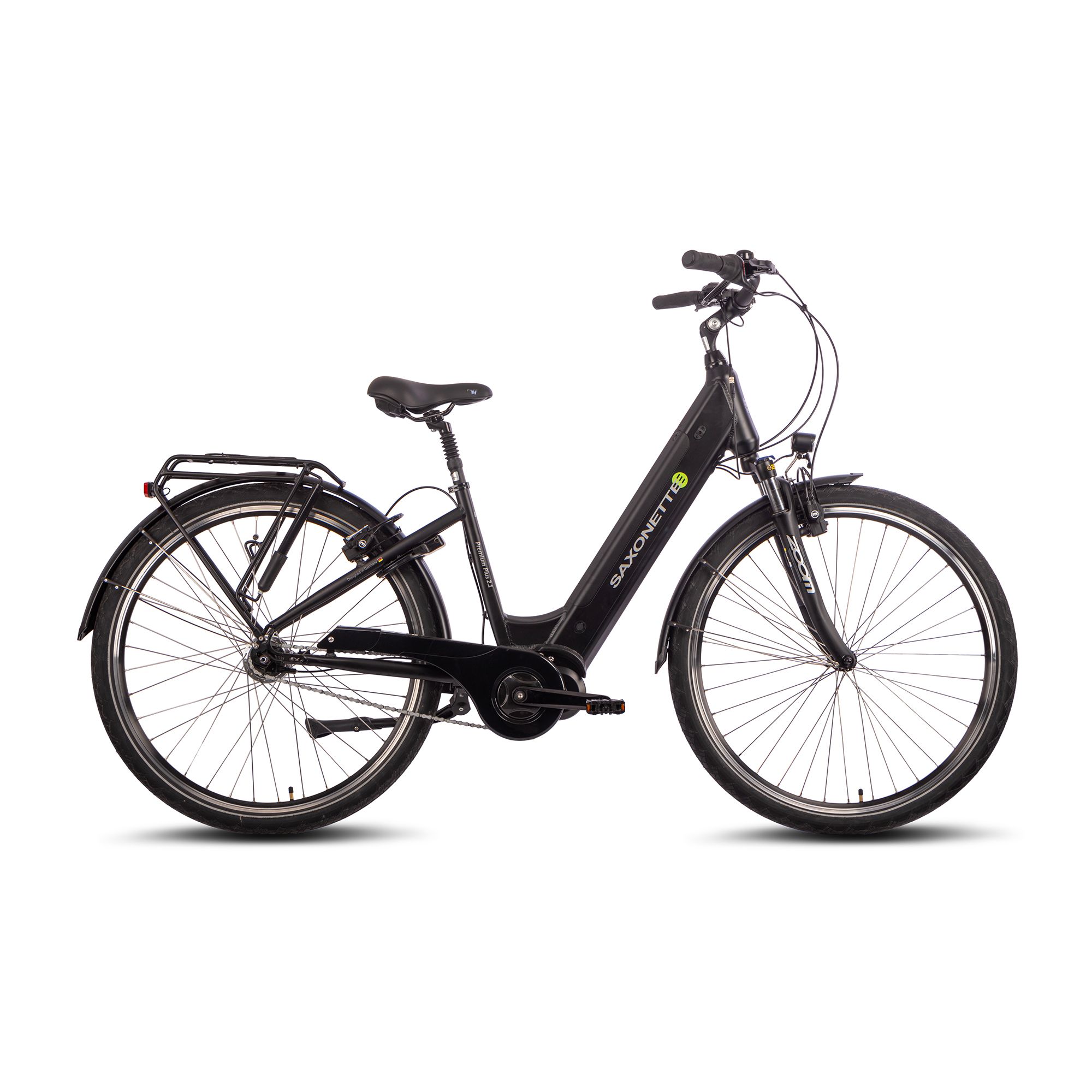 SAXONETTE 28" City E-Bike Premium Plus 2.1 Mittelmotor, 7 Gänge bis 140km Reichweite