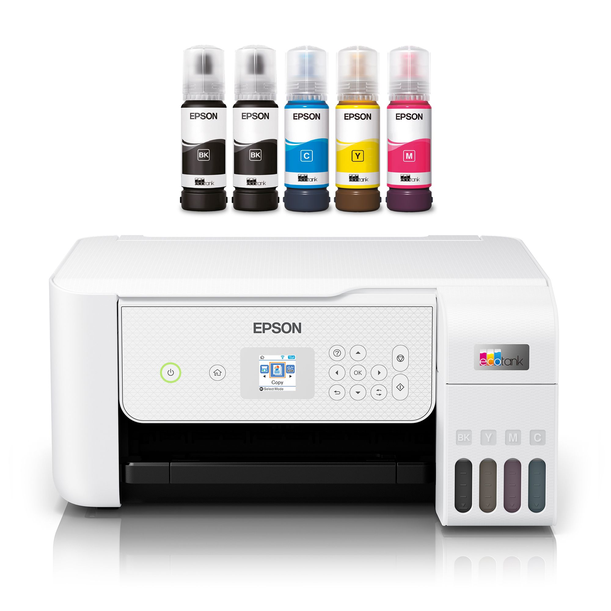 EPSON ET-2871/-2876 Tintenstrahldrucker Druck-/Kopier-& Scanfunktion, inkl. Ersatztinte schwarz