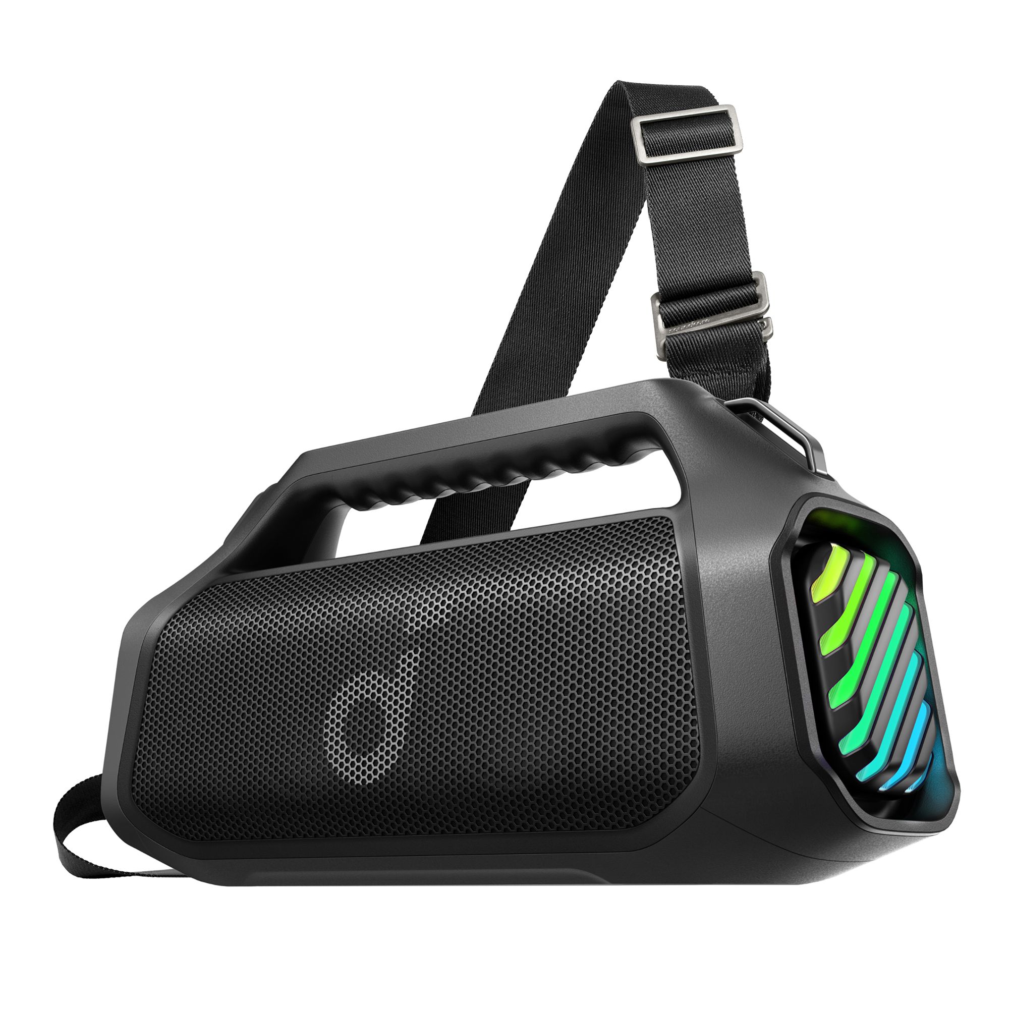 SOUNDCORE Boom 2 Pro, Bluetooth Lautsprecher LED-Lichtershow bis zu 20h Laufzeit