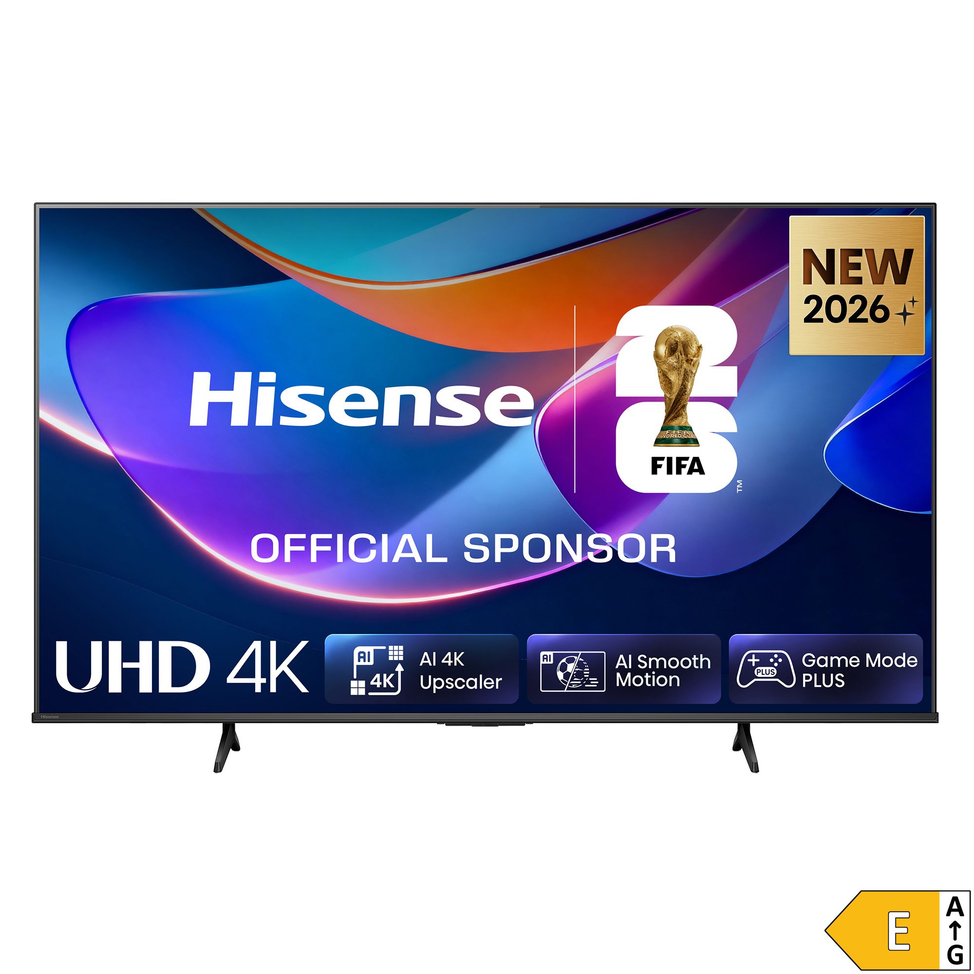 HISENSE 65"/165cm 4K LED Smart TV, A6S, EEK E KI-Bildoptimierung Smart Home kompatibel, Energieeffizienzklasse E