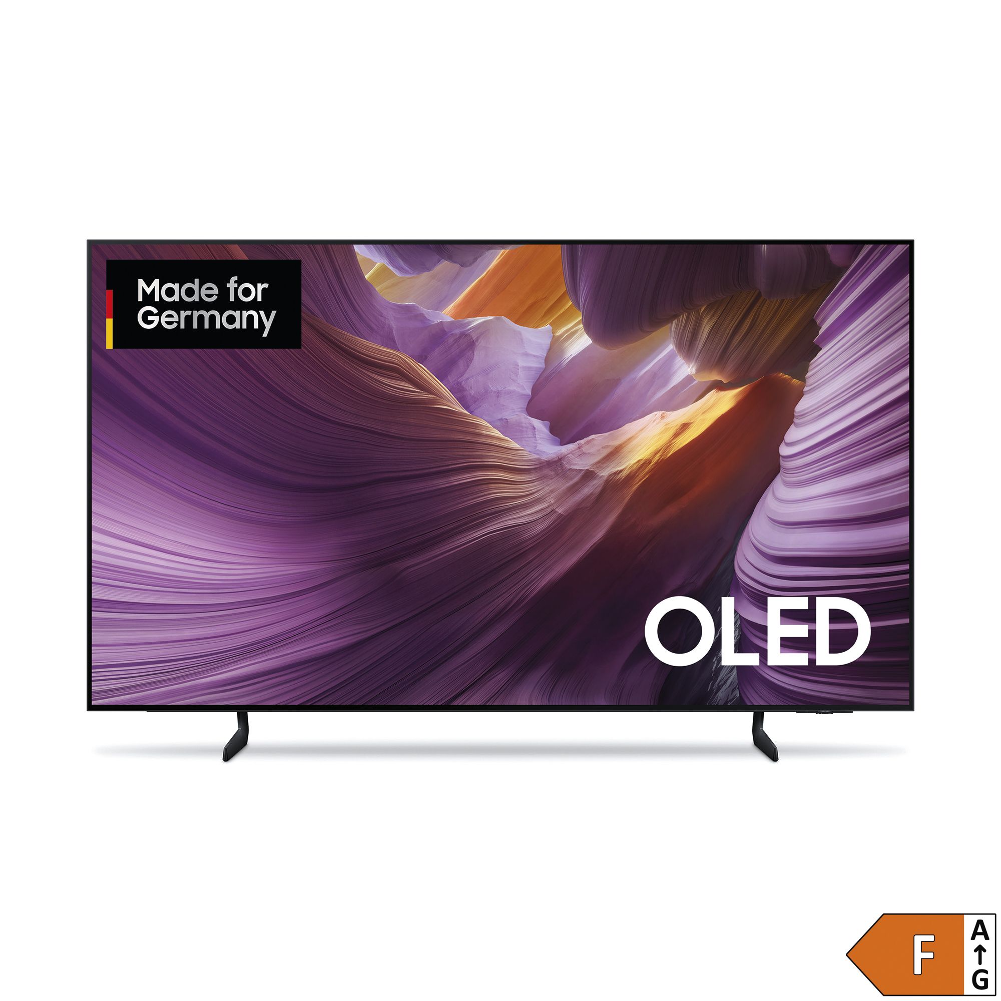 SAMSUNG 65"/163cm Smart-TV OLED, 4K AI Gen2 Prozessor, EEK F Smart Home kompatibel, Energieeffizienzklasse F