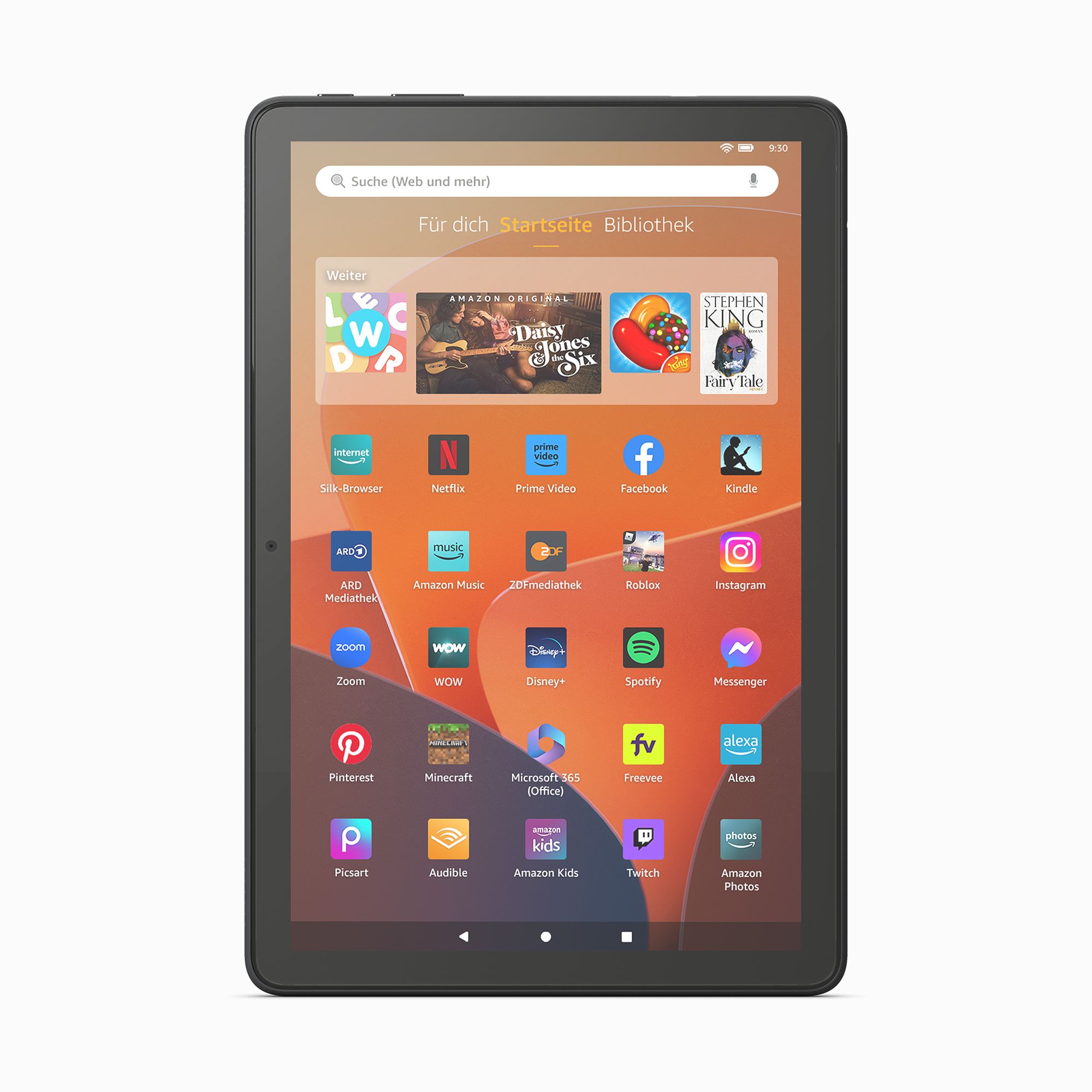 AMAZON Fire HD10 10"/25,6cm Tablet 32GB, mit Werbung bis 13h Akkulaufzeit
