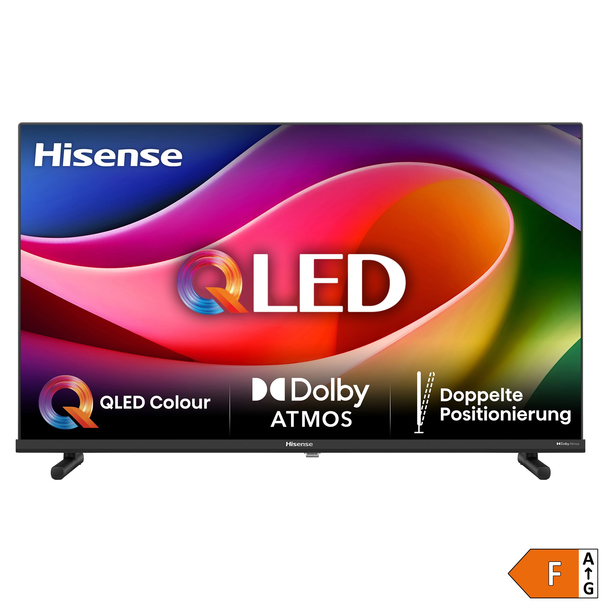 HISENSE 32"/80cm A5Q FHD QLED Smart-TV, EEK F Triple Tuner & Dolby Atmos, Game Mode, Energieeffizienzklasse F
