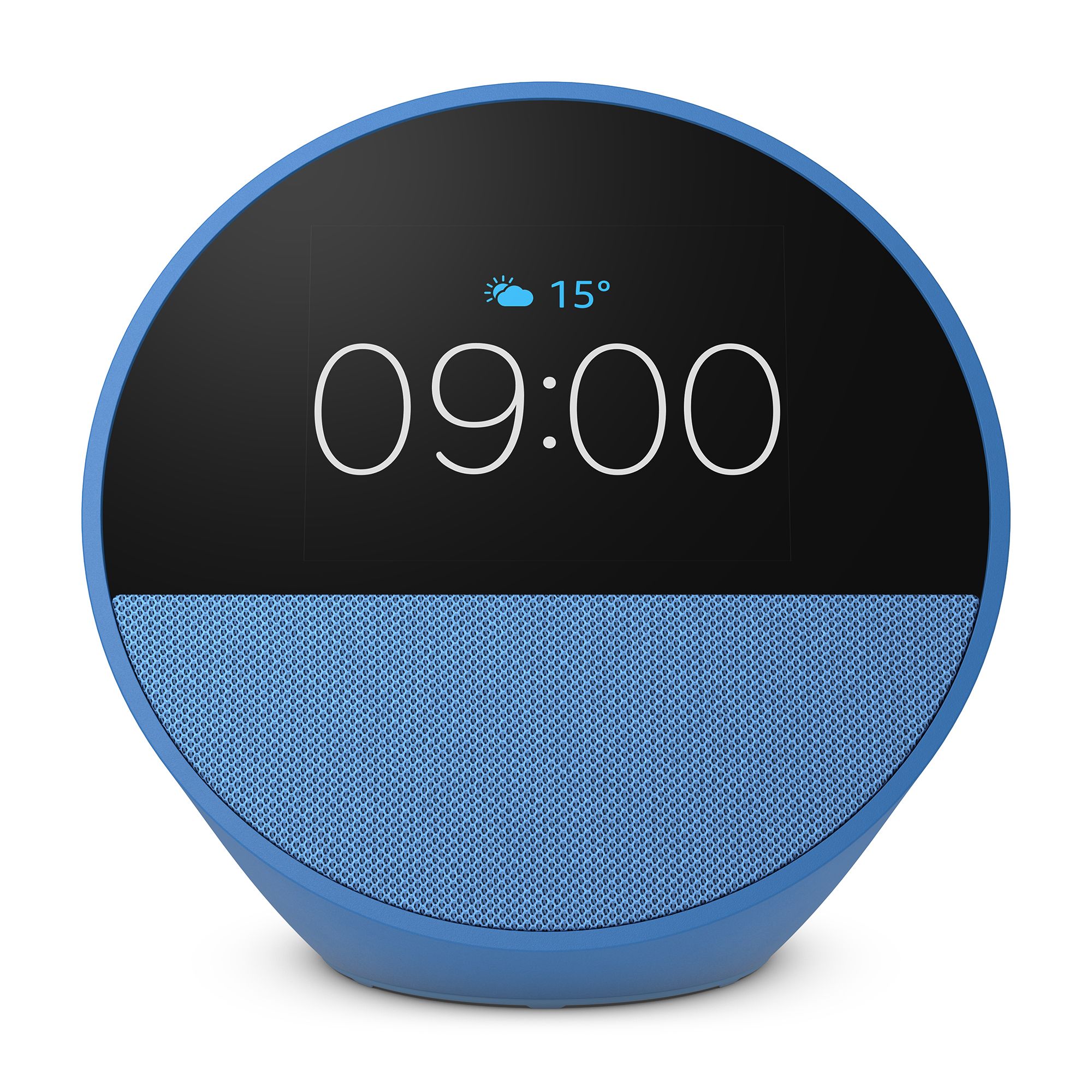 AMAZON Echo Spot 2024 Smarter Wecker & Lautsprecher inkl. Sprachsteuerung Alexa