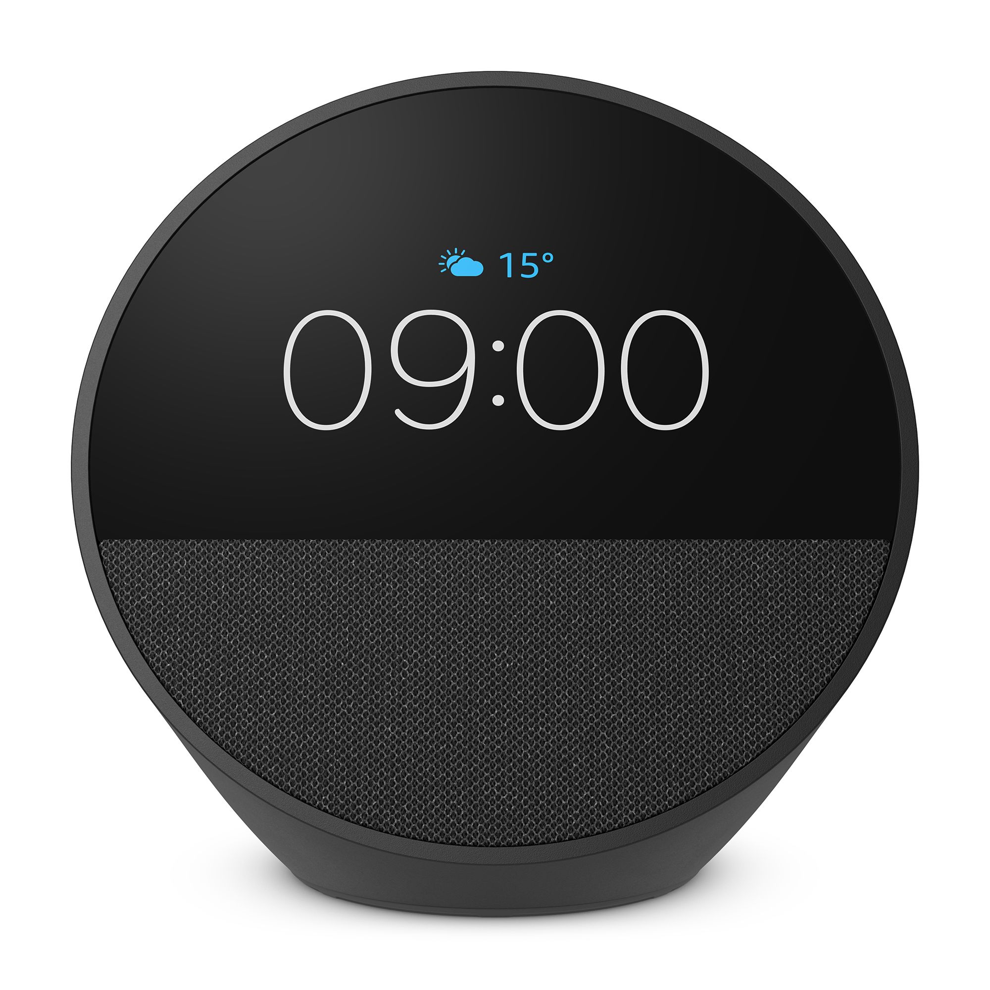 AMAZON Echo Spot 2024 Smarter Wecker & Lautsprecher inkl. Sprachsteuerung Alexa