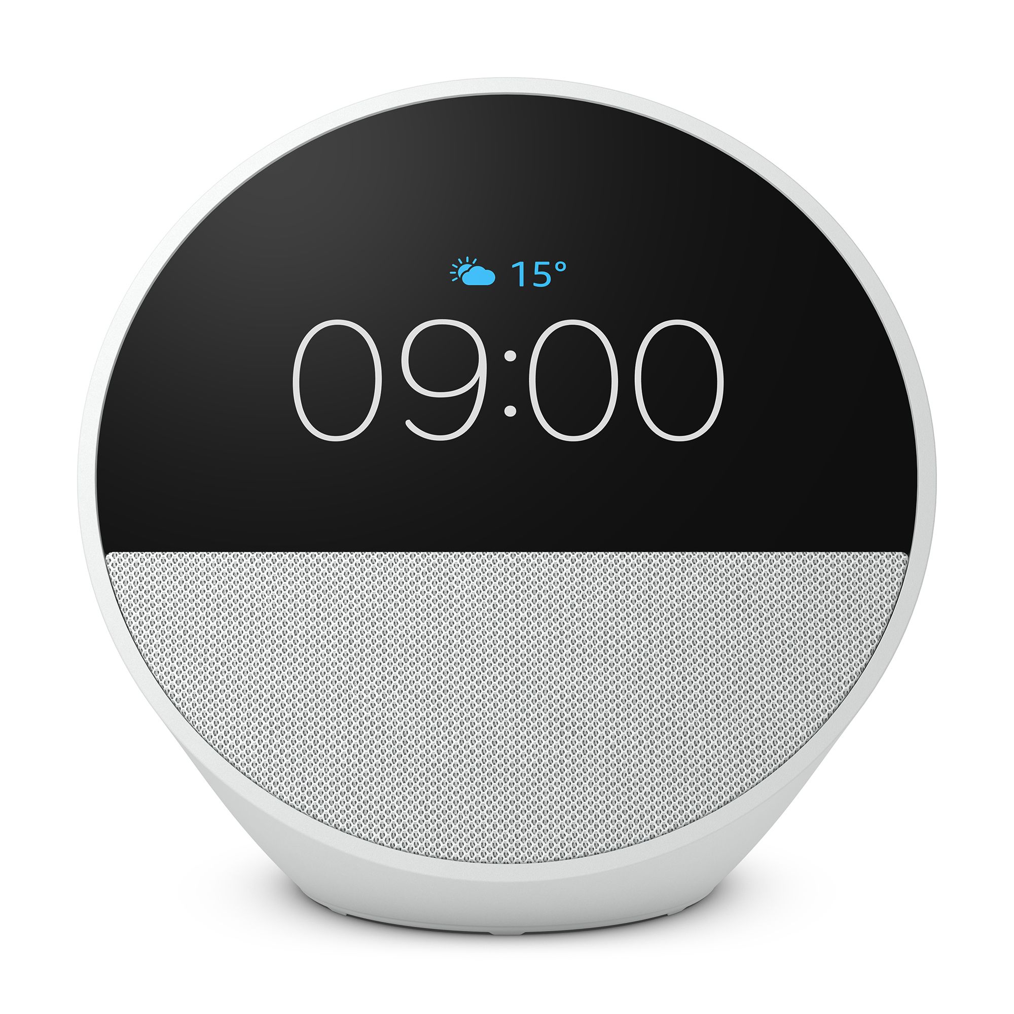 AMAZON Echo Spot 2024 Smarter Wecker & Lautsprecher inkl. Sprachsteuerung Alexa