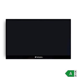 VERBATIM Mobiler Monitor 17,3"/43,9cm Full HD Touchscreen universal Kompatibel