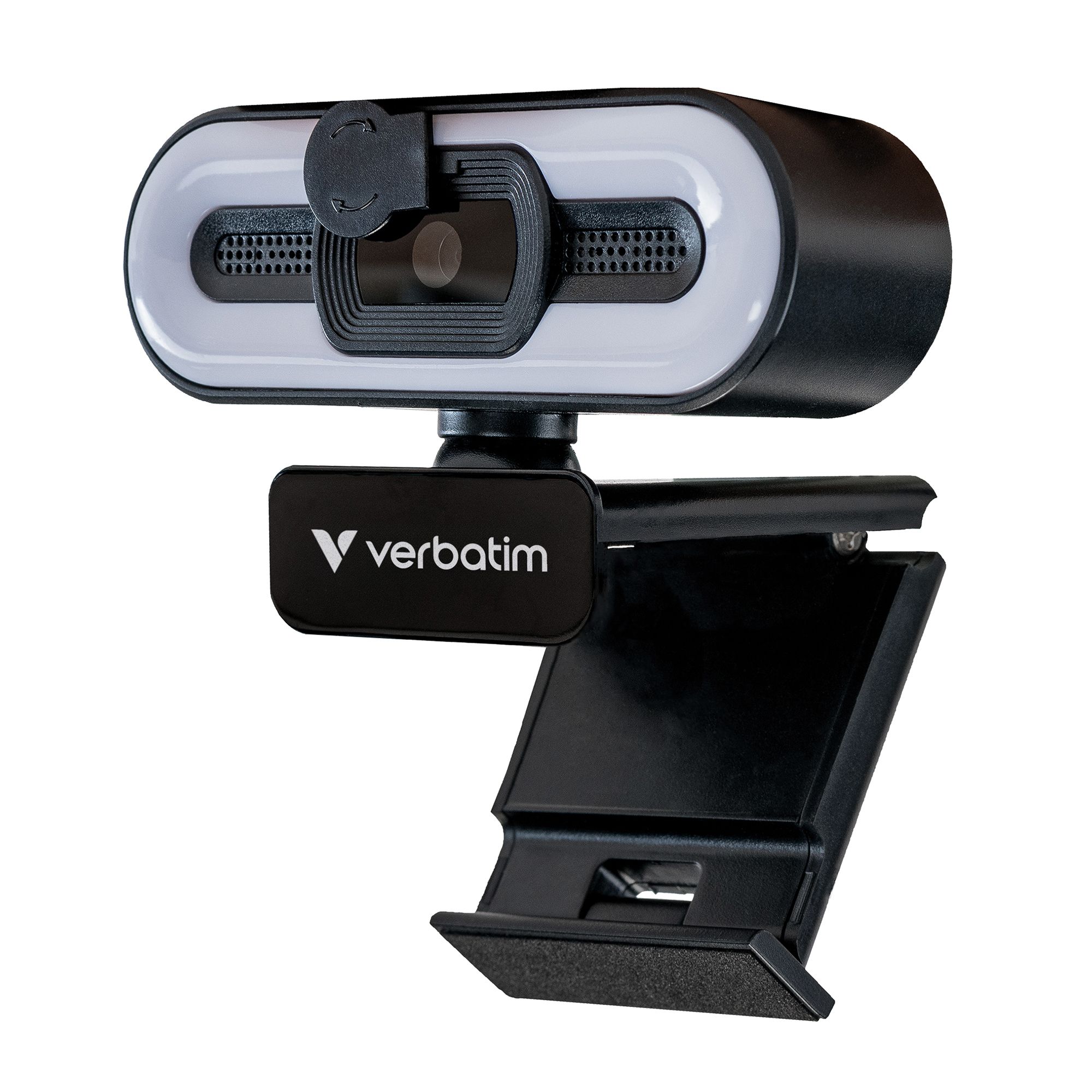 VERBATIM Full HD Webcam autofocus Mikrofon und Licht 360° drehbar