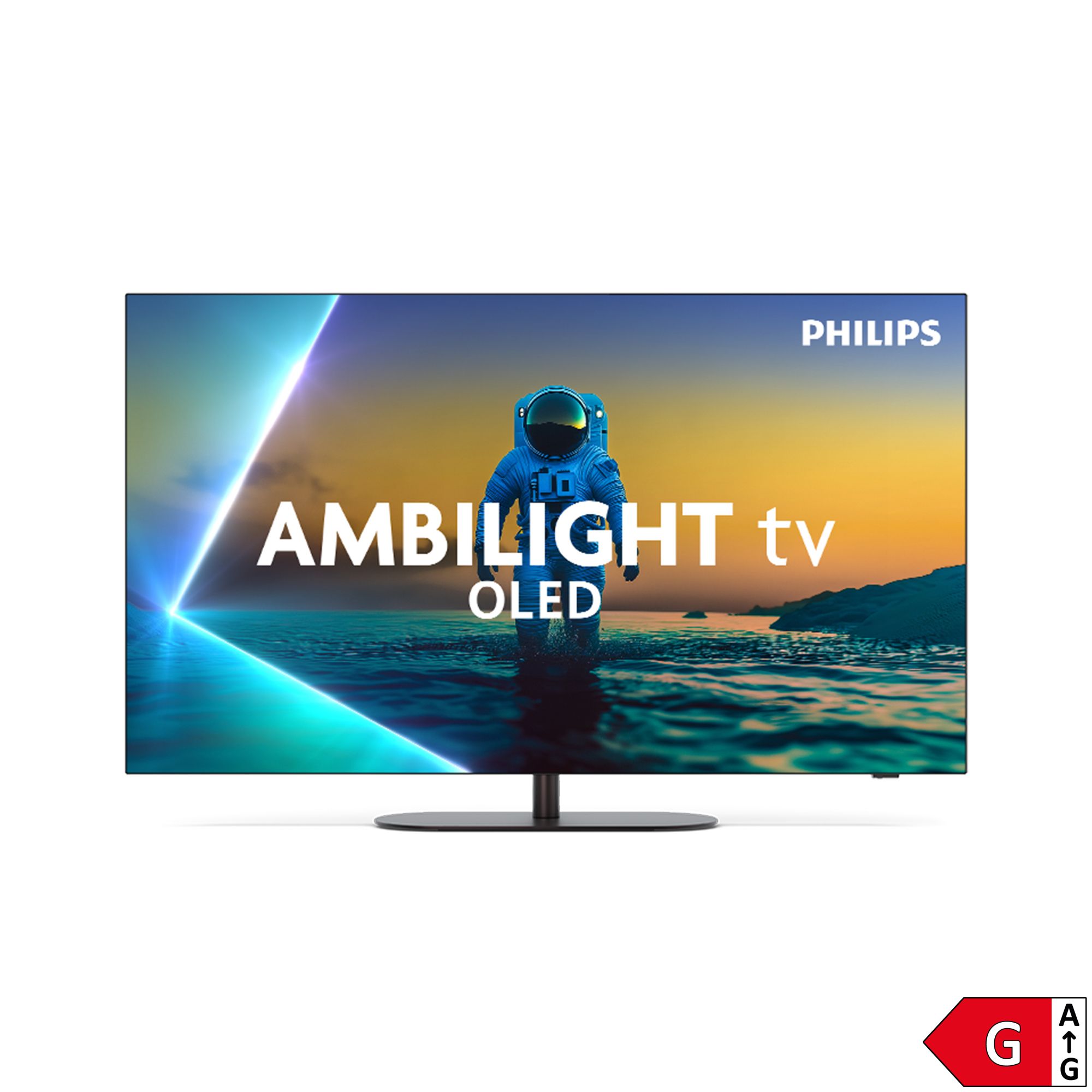 PHILIPS 48"/121cm 4k OLED810 Smart-TV, Ambilight EEK G, KI-Optimierung Dolby Vision &-Atmos, Energieeffizienzklasse G