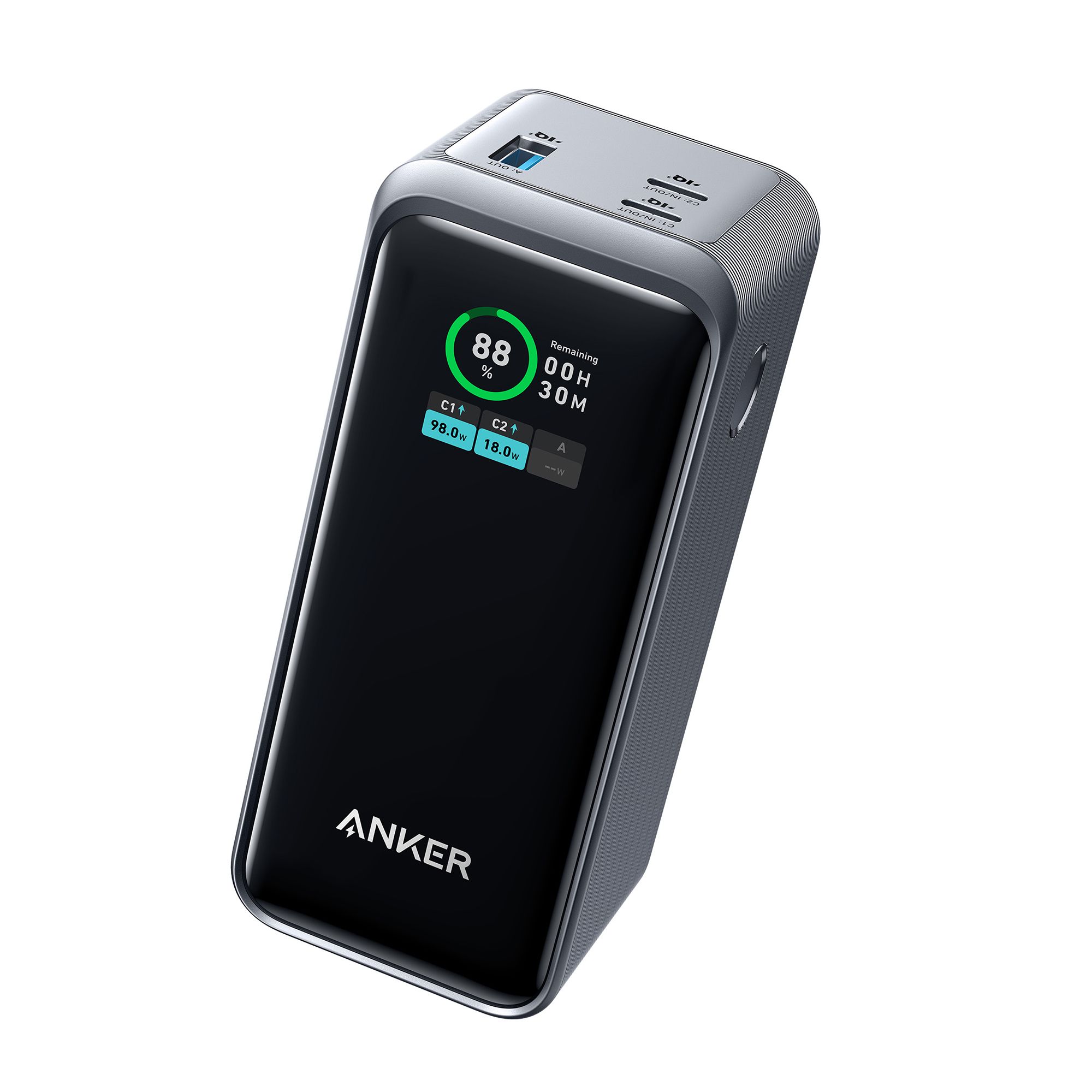 ANKER Prime Powerbank 20.000 mAh 2x USB-C Anschlüsse inkl. Reisetasche