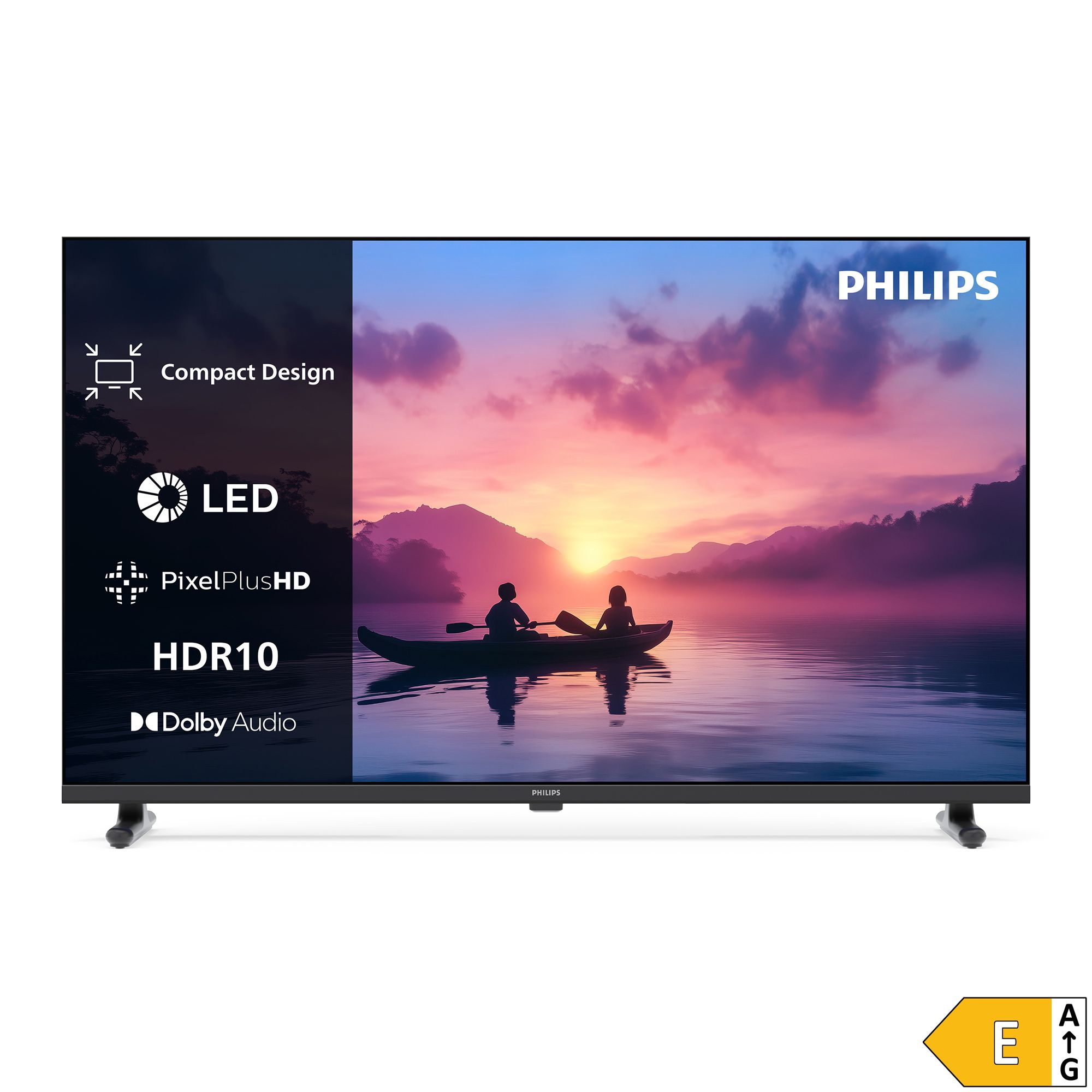 PHILIPS 32"/80cm 2K LED Smart TV, EEK E Smart Home kompatibel Dolby Audio, Energieeffizienzklasse E