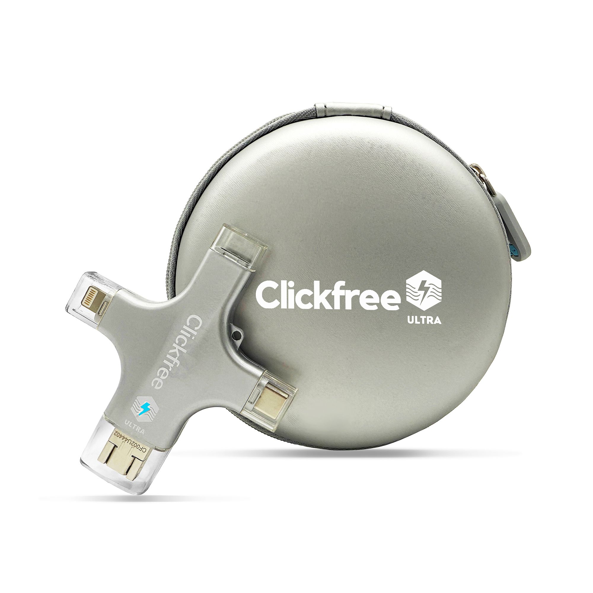 CLICKFREE ULTRA 4in1 USB-Stick 128GB zur Speicherung & AI-Digitalisierung inkl. Aufbewahrung