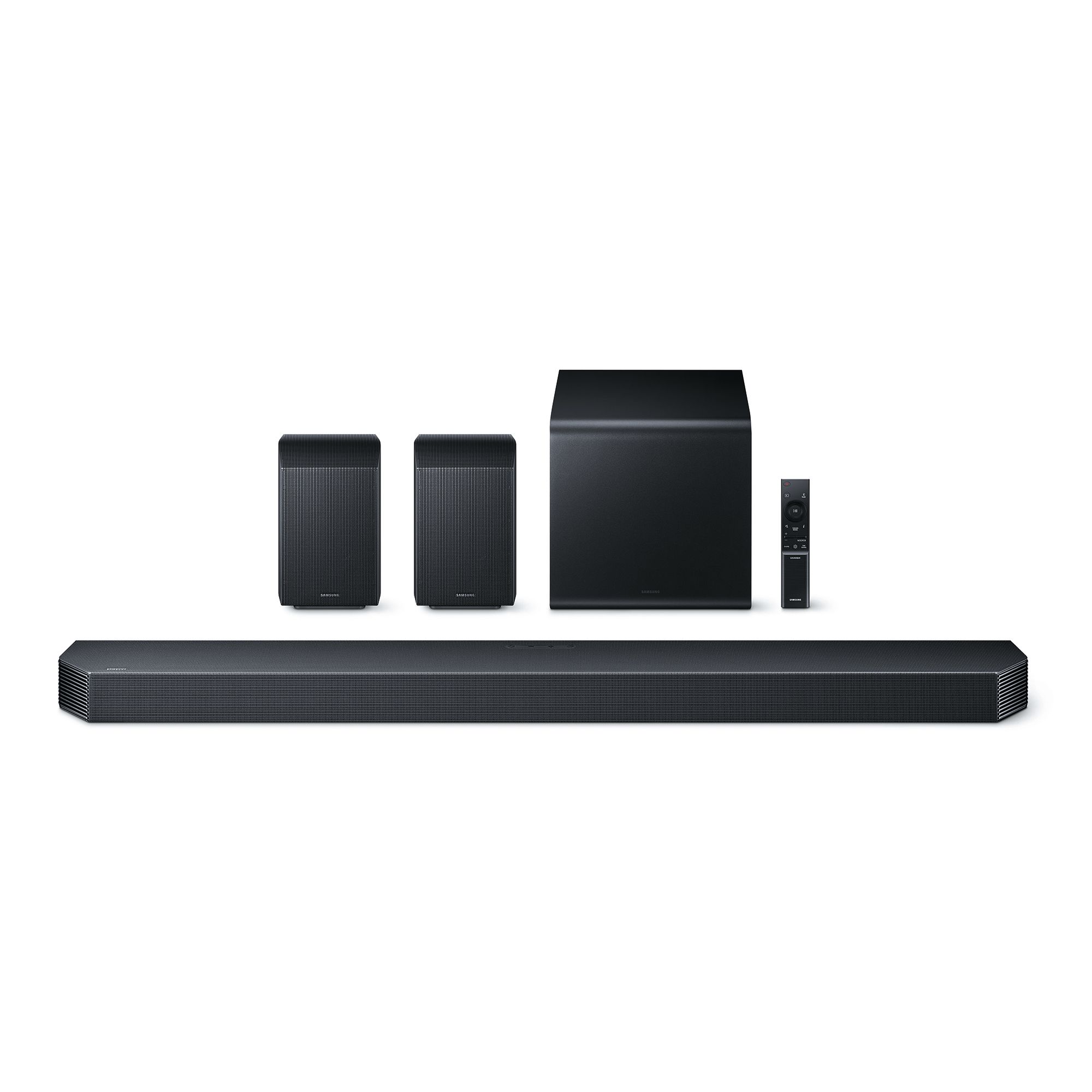 SAMSUNG Q-Serie Soundbar Subwoofer & Rücklautsprecher intergr. Lautsprecher