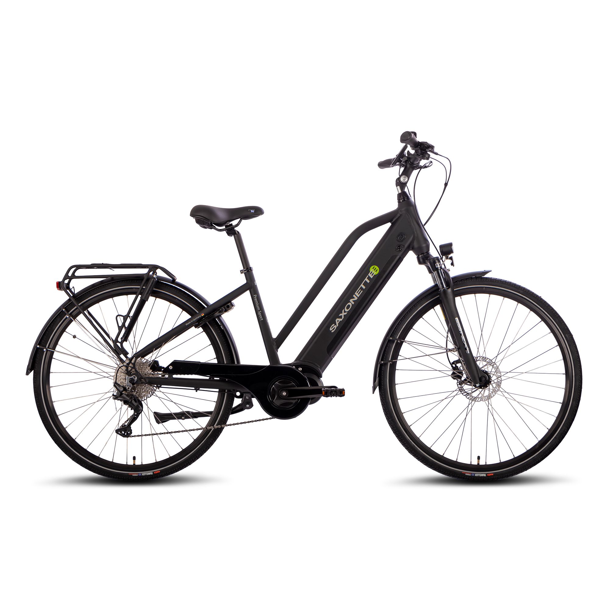 SAXONETTE Premium Sport 28" E-Bike, Mittelmotor 10G. Kettenschaltung Rahmenhöhe 50cm