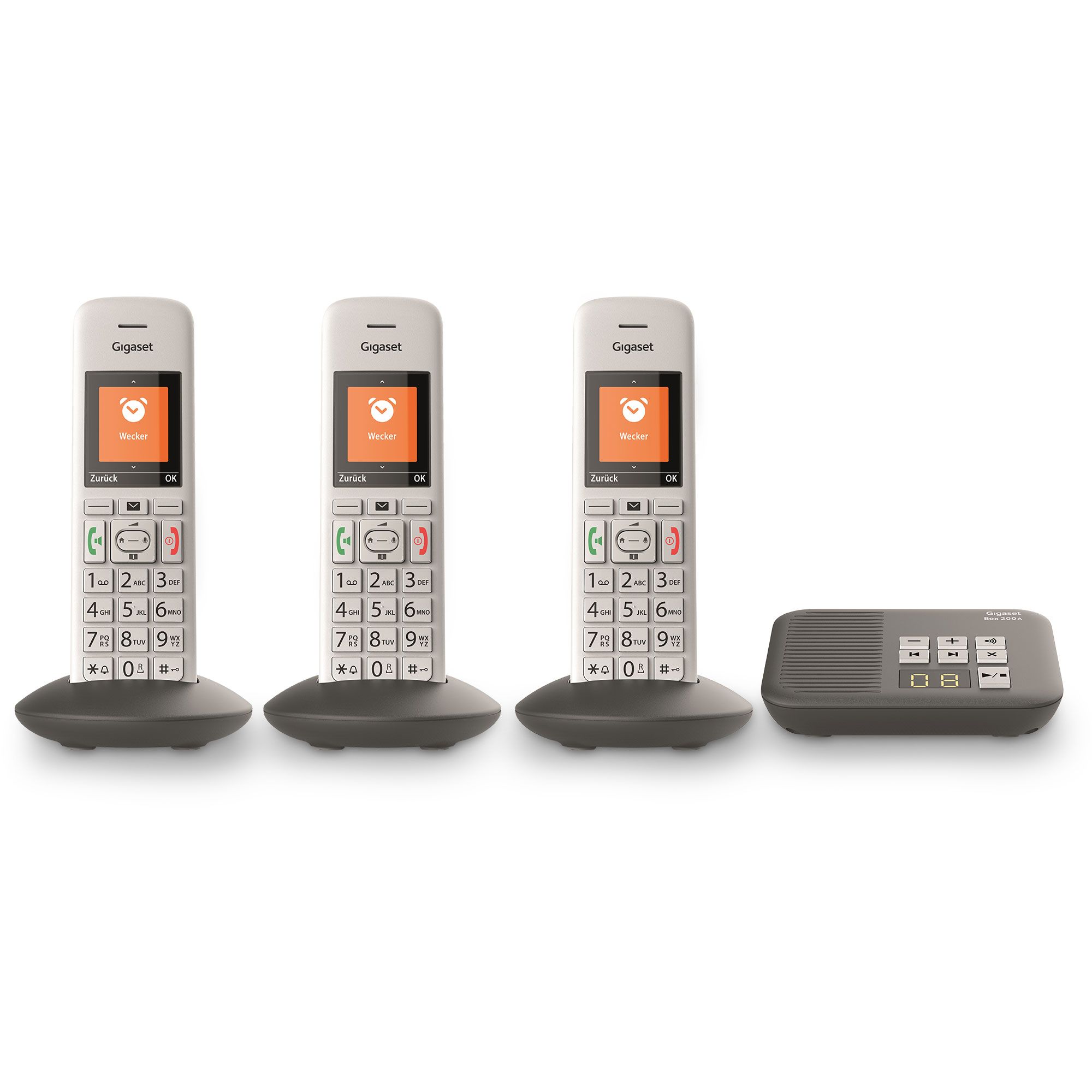 Mobilteile Germany 3 Made Telefon DECT in GIGASET Anrufbeantworter