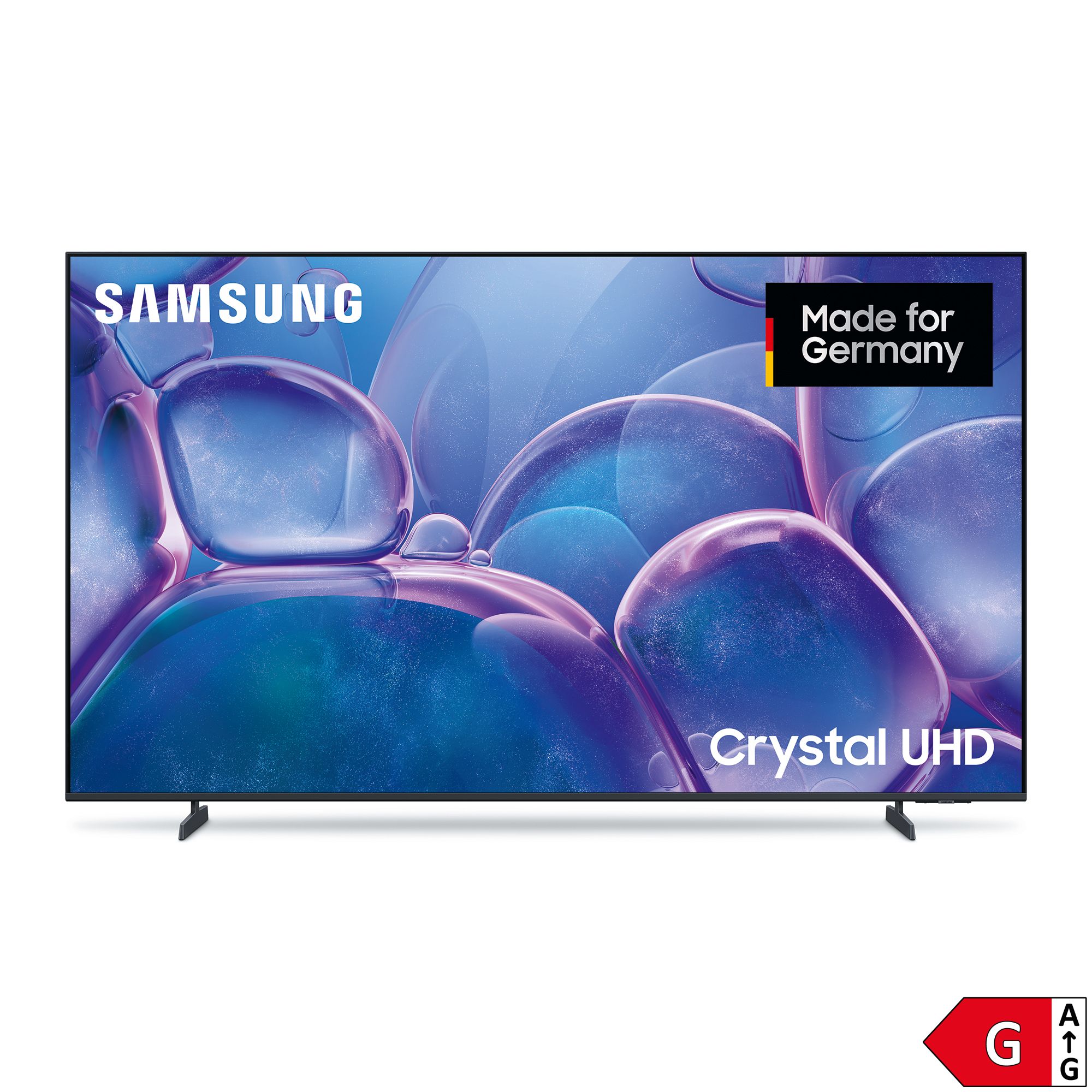 SAMSUNG 65"/163cm, EEK G 4K Smart TV Crystal‑Prozessor MetalStream Design, Energieeffizienzklasse G