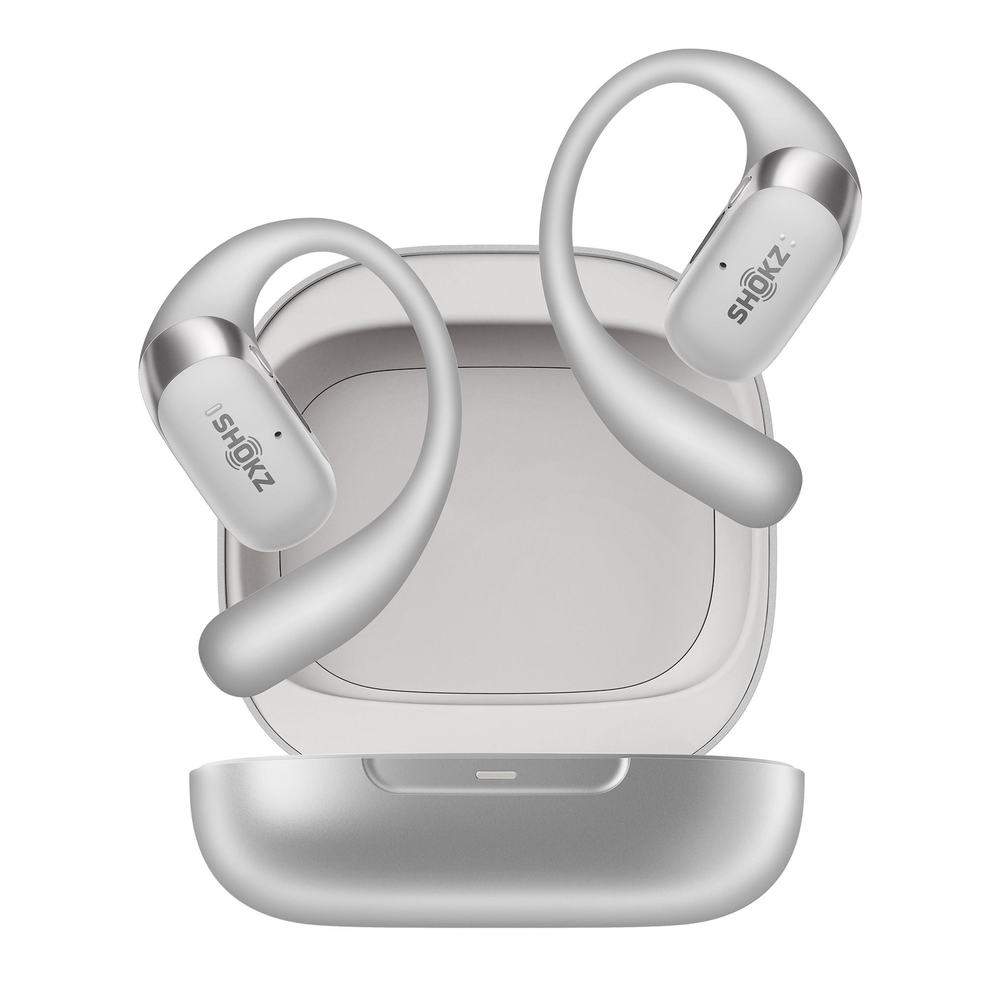 SHOKZ OpenFit2+ Open-Ear-Kopfhörer Silikon Soft Comfort Dolby Atmos bis zu 48h Laufzeit