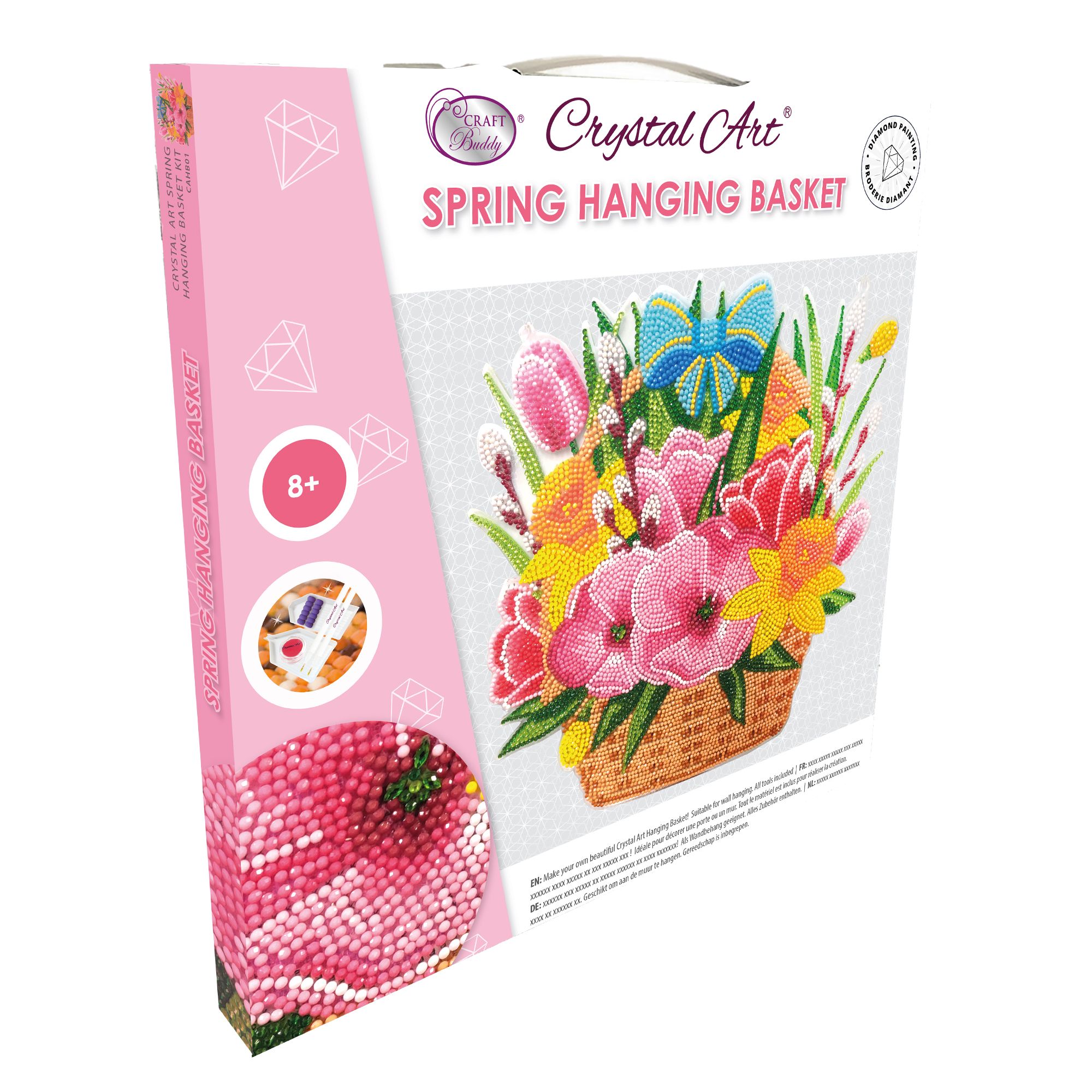CRAFT BUDDY Diamond Painting Henkelkorb zum Nachlegen 5tlg. QVC.de