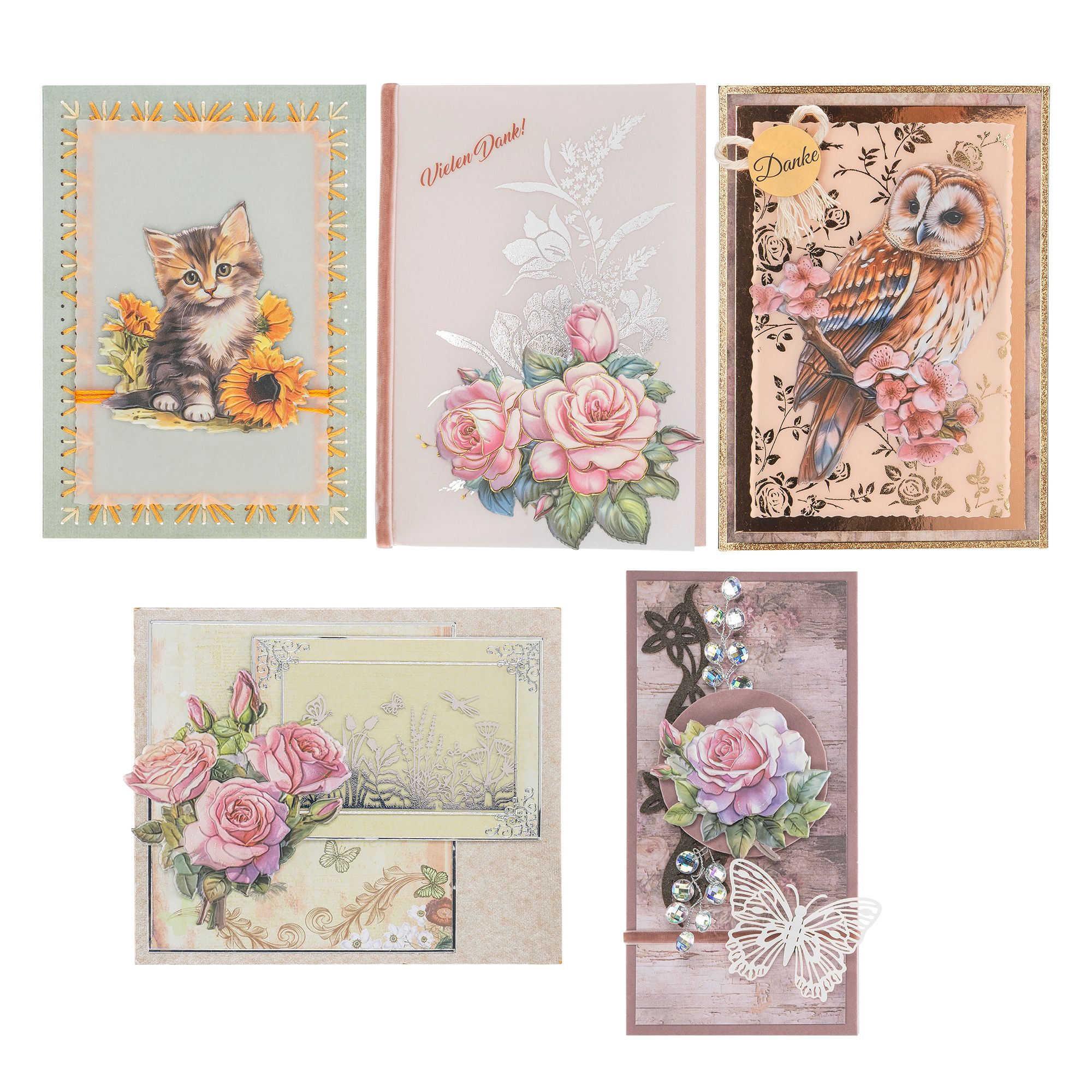 KARIN JITTENMEIER Sticker-Set Reliefsticker verschiedene Motive 30tlg ...
