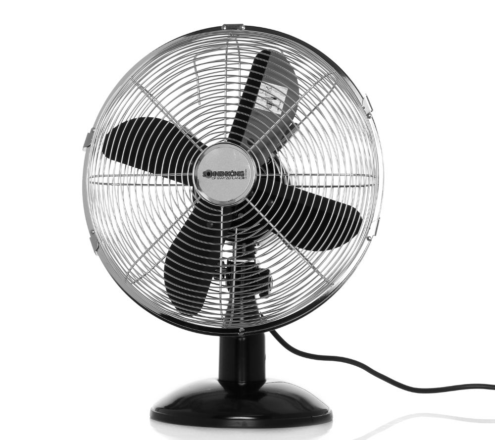 SONNENKÖNIG Tischventilator oszillierend 3 Geschwindigkeiten ca. 34x24x42cm