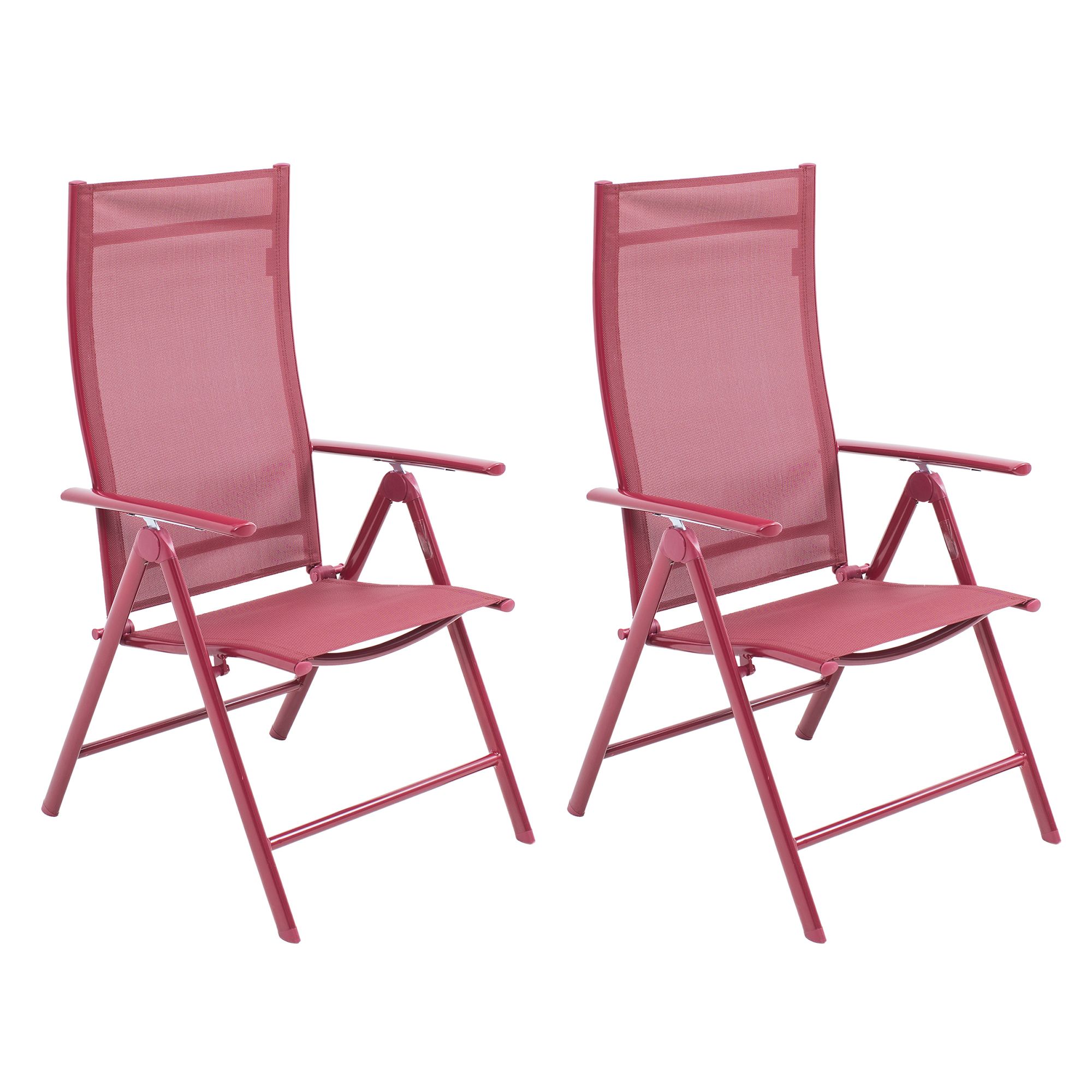 GREEN LOUNGE 2 Alu-Klappsessel ergonomisch geformt 7-fach verstellbar belastbar bis 120kg