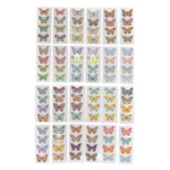 CRAFT BUDDY™ Kreativ-Set Schmetterlings Sticker 96tlg.