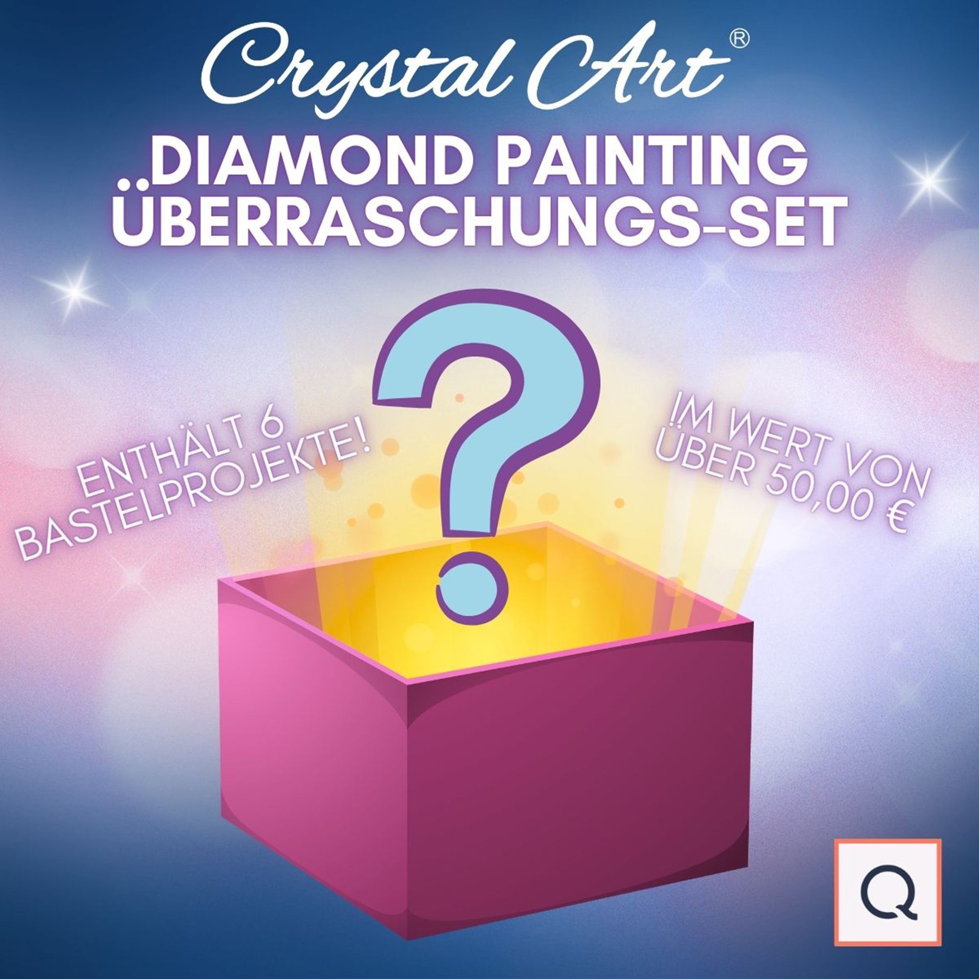 CRAFT BUDDY™ Diamond Painting Überraschungs-Set mit 6 Projekten