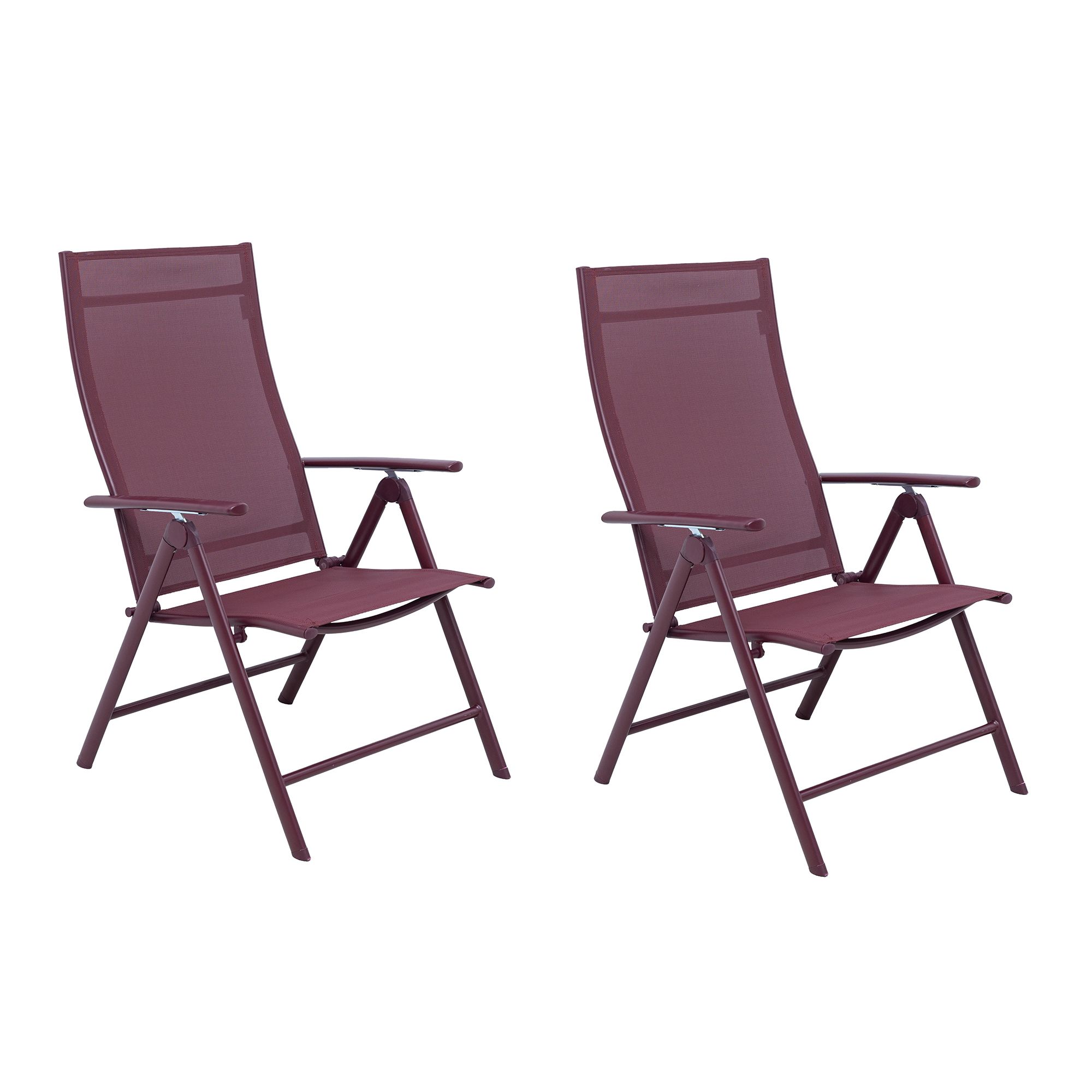 GREEN LOUNGE 2 XL-Alu-Klappsessel ergonomisch geformt 7-fach verstellbar belastbar bis 140kg