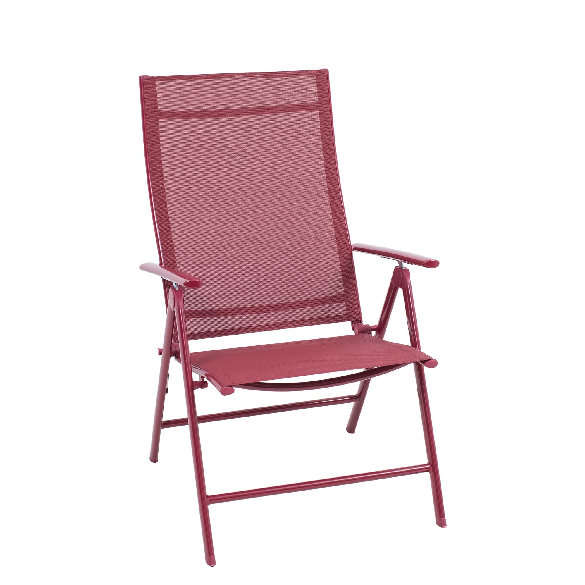 GREEN LOUNGE 2 XL-Alu-Klappsessel ergonomisch geformt 7-fach verstellbar belastbar bis 140kg