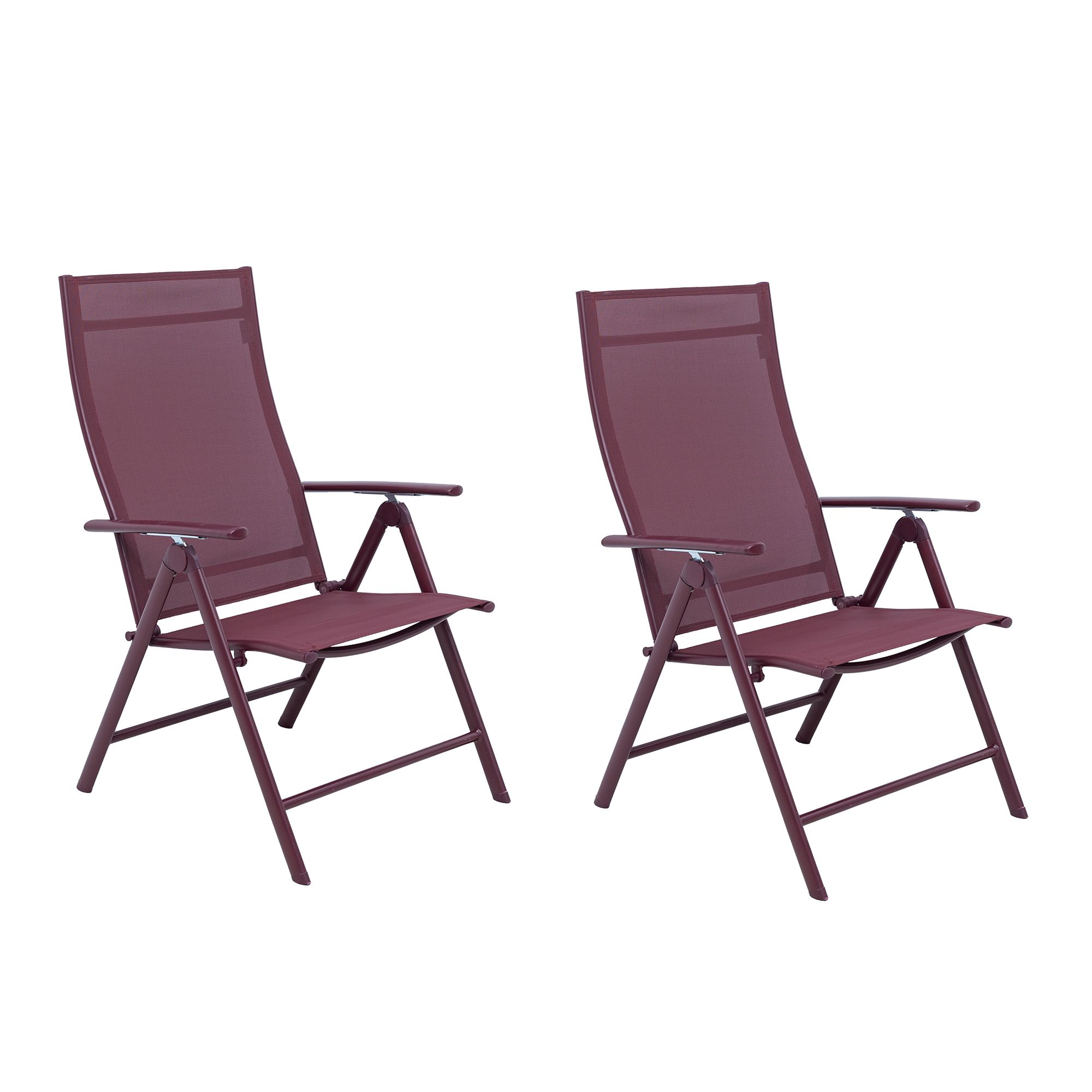 GREEN LOUNGE 2 XL-Alu-Klappsessel ergonomisch geformt 7-fach verstellbar belastbar bis 140kg