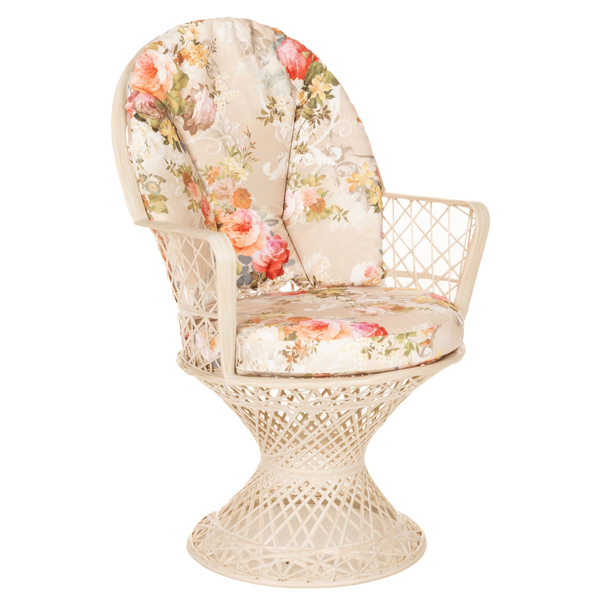 MASSON® Fiberglasmöbel 1 Romantiksessel Diamant inkl. Auflage 10J.Herstellgarantie