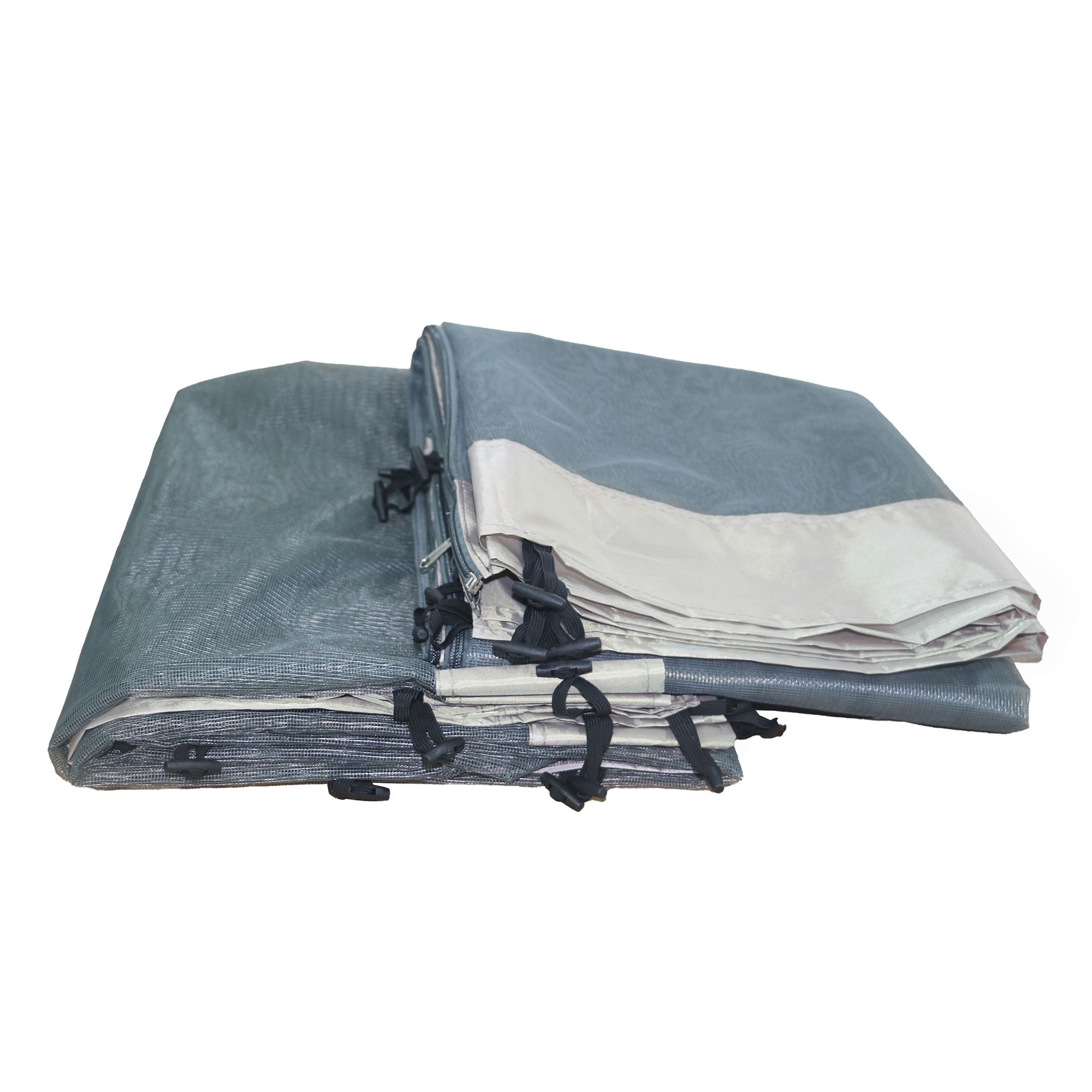 GREEN LOUNGE Moskitonetze für Faltpavillon einfache Anbringung 2 Stück