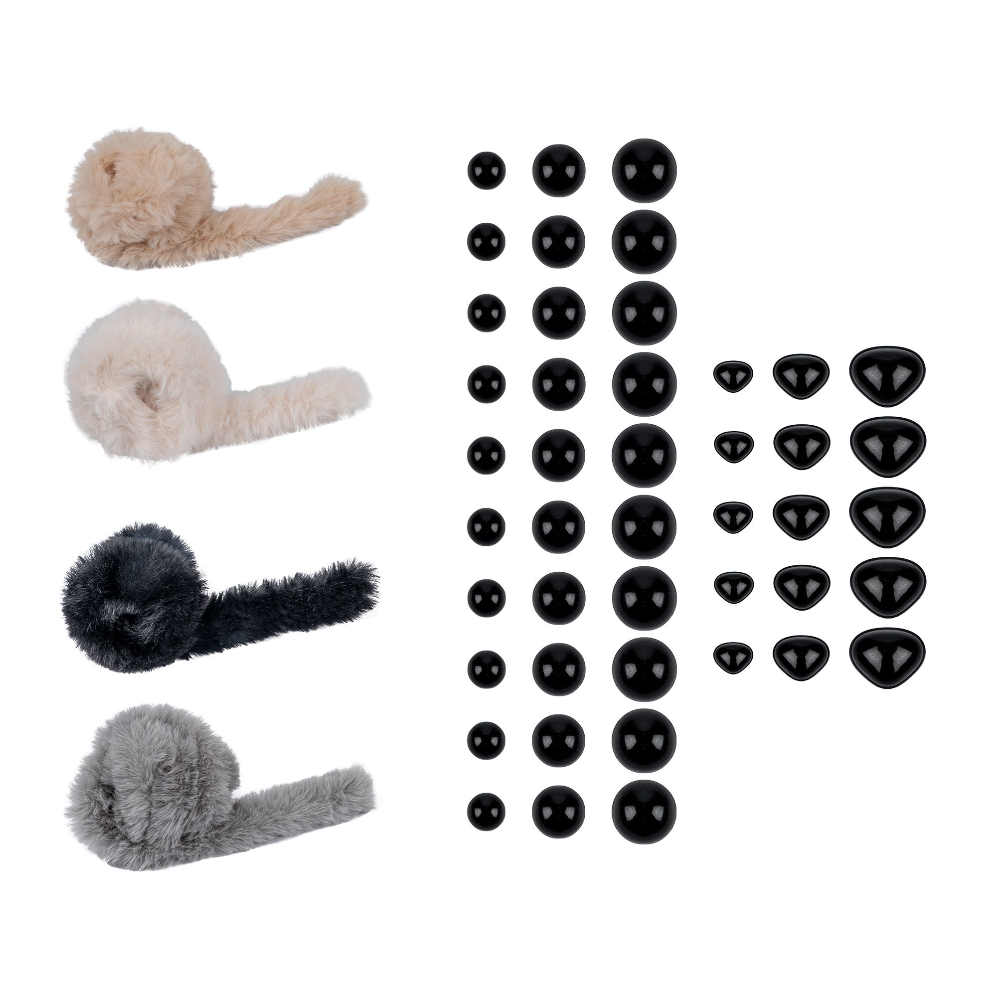 KARIN JITTENMEIER Kreativ-Set Flausch Drähte, Augen & Nasen 5tlg.