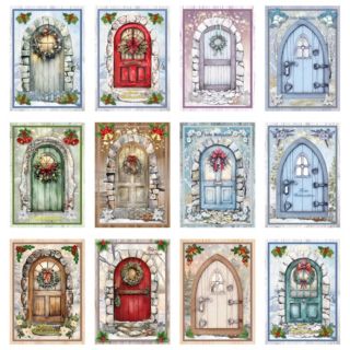 REDDY Grußkarten-Set Türkarten versch. Designs 39tlg.
