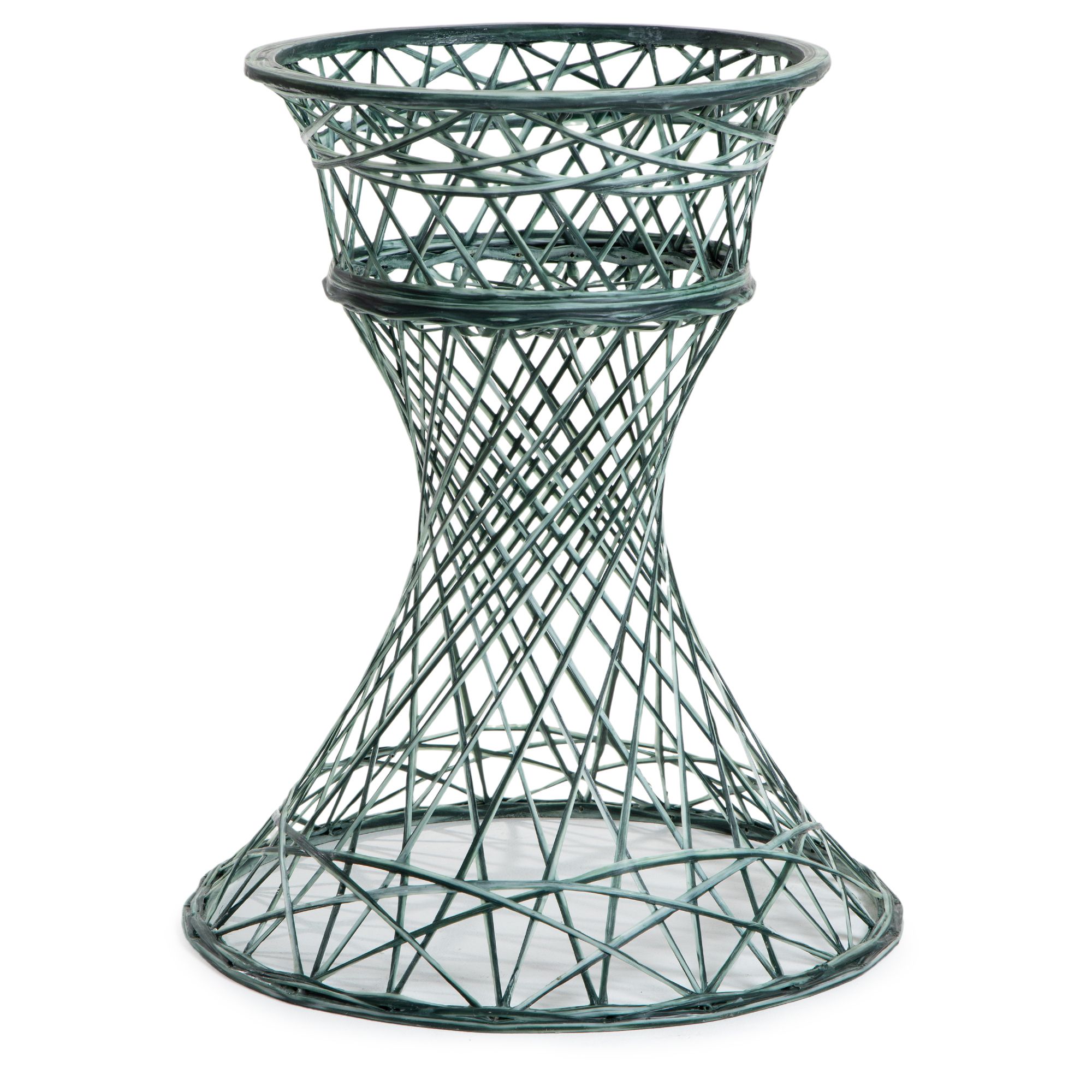 MASSON® Fiberglas-Pflanzsäule mit Kunststoffeinsatz ca. 48x48x60cm 10J. Herstellgarantie