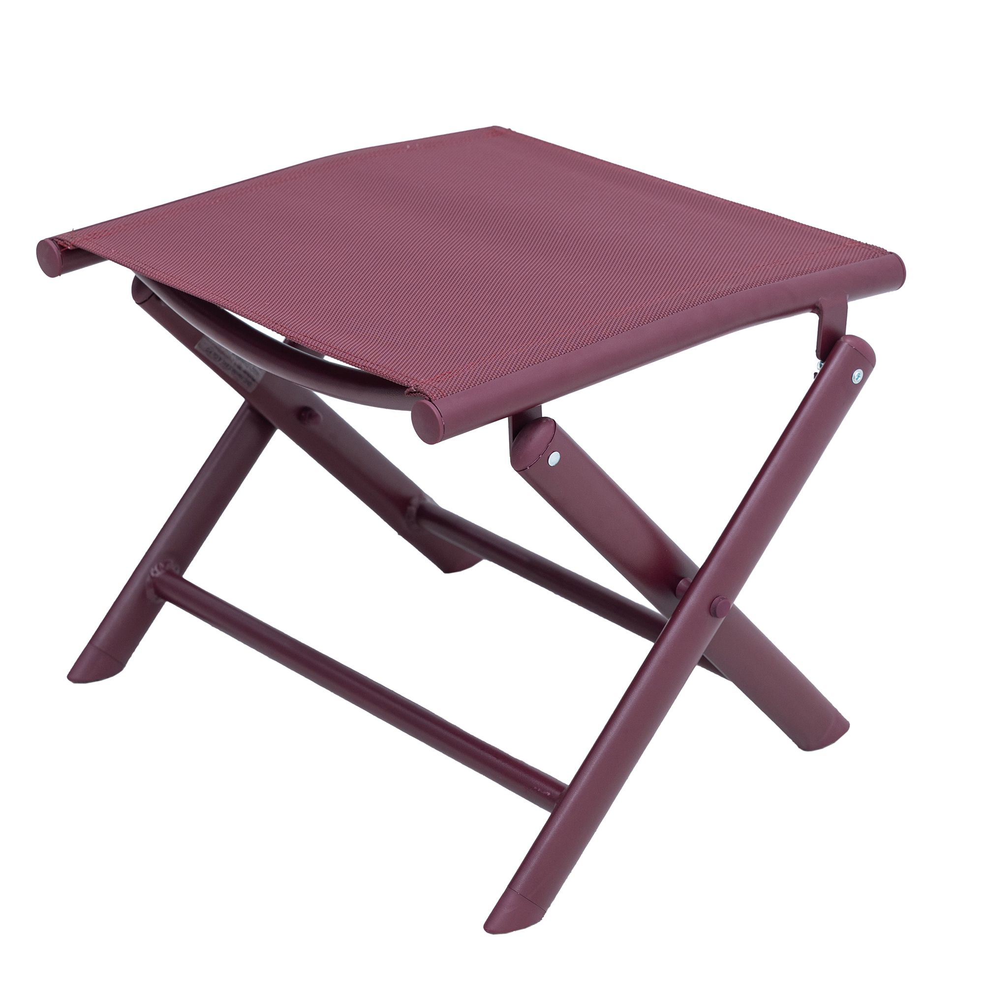 GREEN LOUNGE Alu-Fußhocker klappbar max. Belastung 110kg ca. 41x49,5x38cm