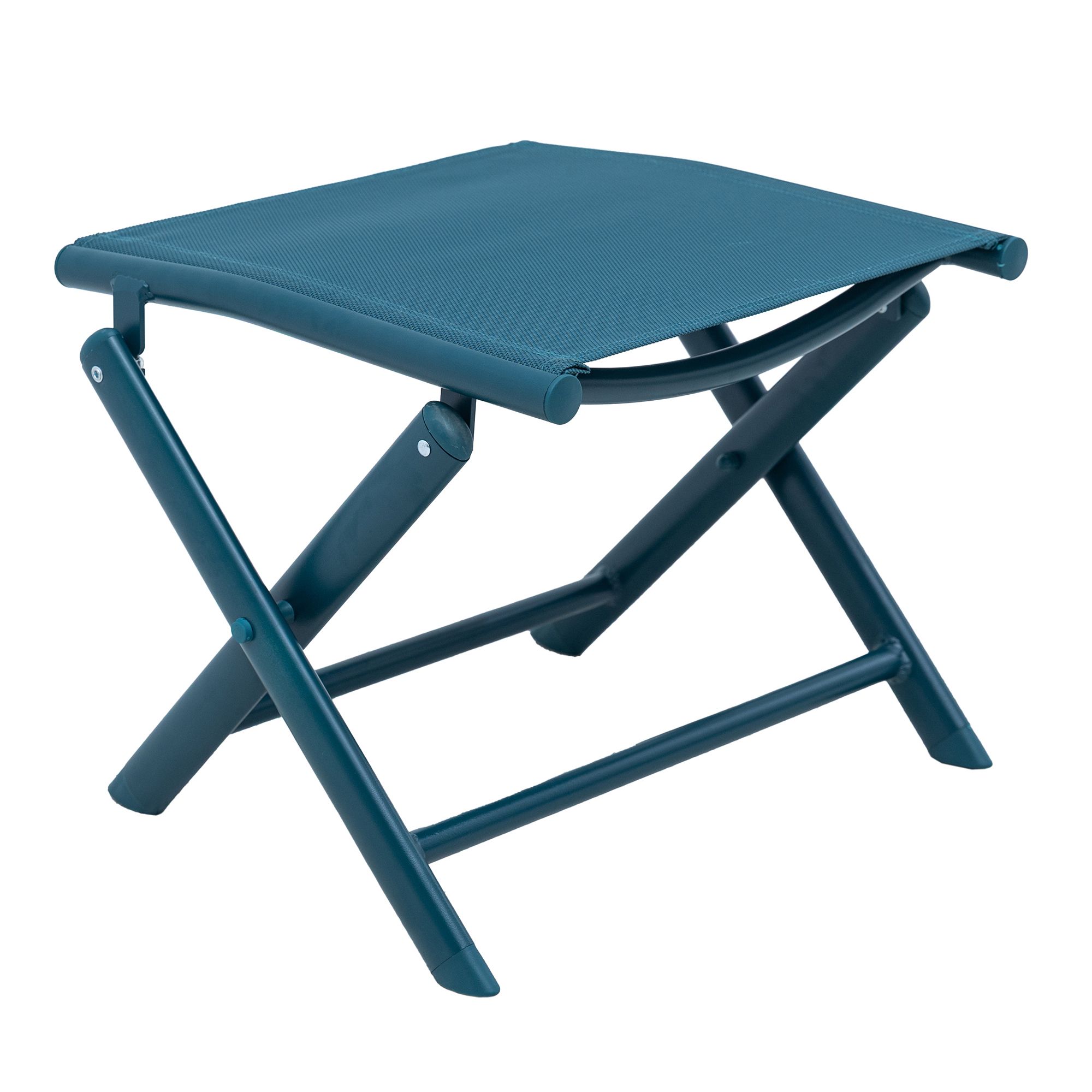 GREEN LOUNGE Alu-Fußhocker klappbar max. Belastung 110kg ca. 41x49,5x38cm