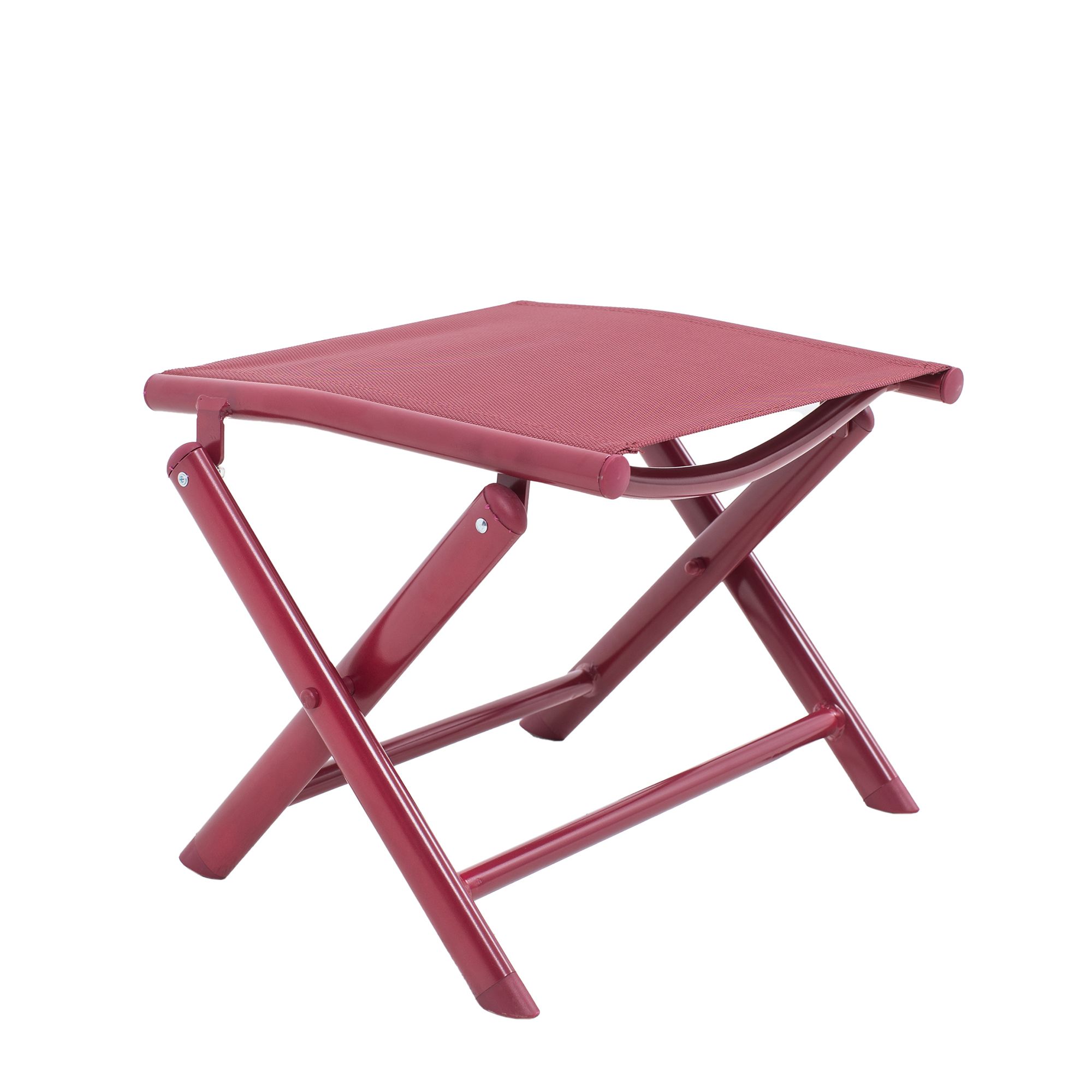 GREEN LOUNGE Alu-Fußhocker klappbar max. Belastung 110kg ca. 41x49,5x38cm