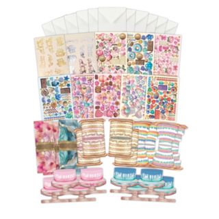 CRAFT BUDDY™ Grußkarten-Set Kuchen inkl. Stanzbogen 51tlg.